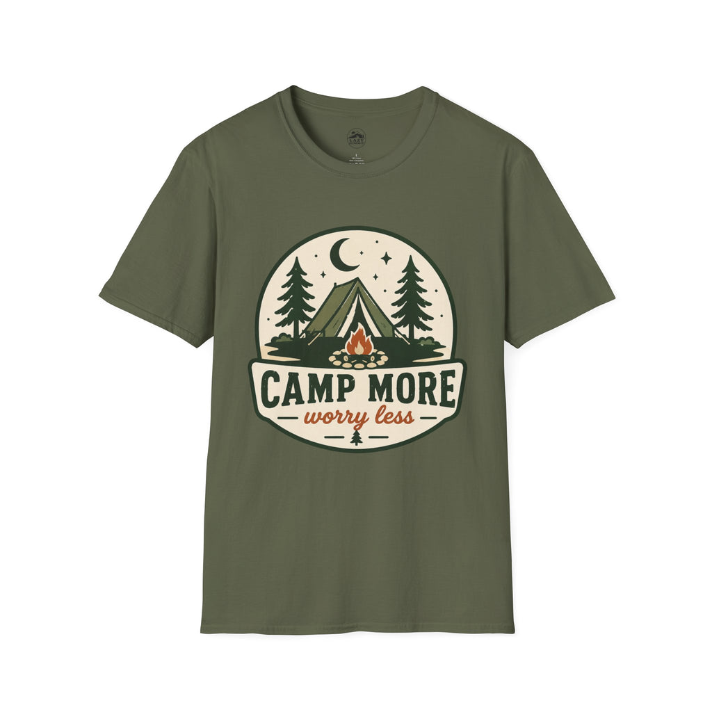 Camp More Worry Less - T-Shirt