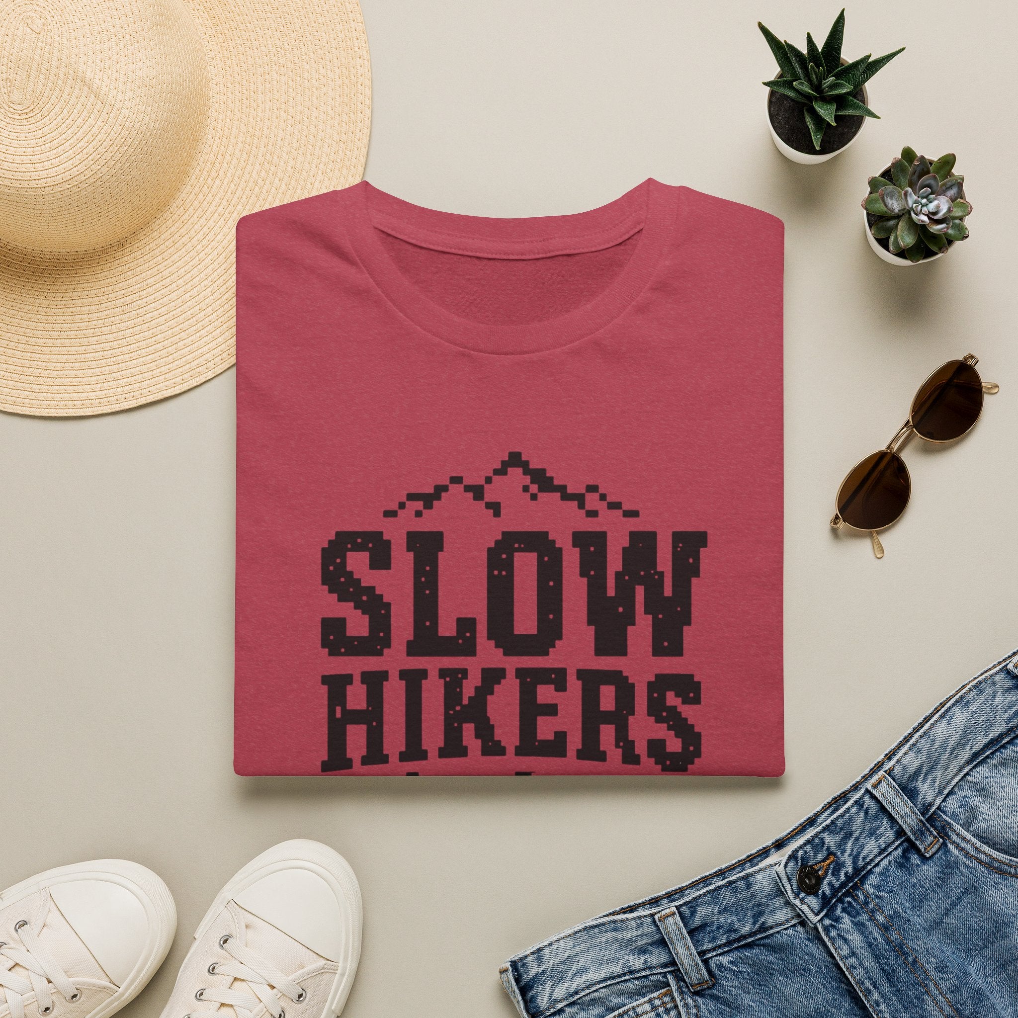 Slow Hikers Pixels T-Shirt