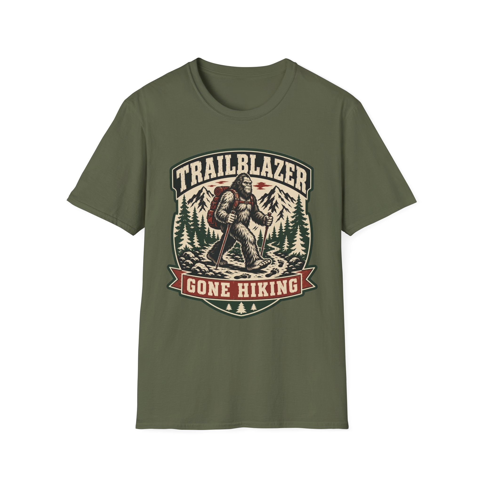 Bigfoot Gone Hiking T-Shirt