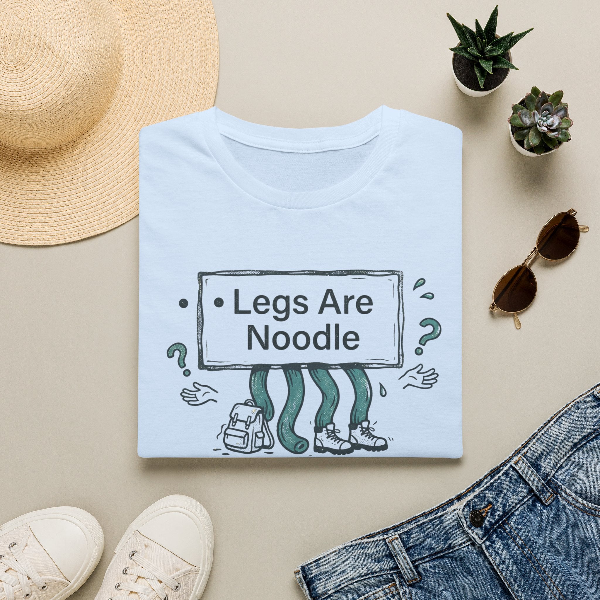 Legs Are Noodle Moral Is Questionable T-Shirt