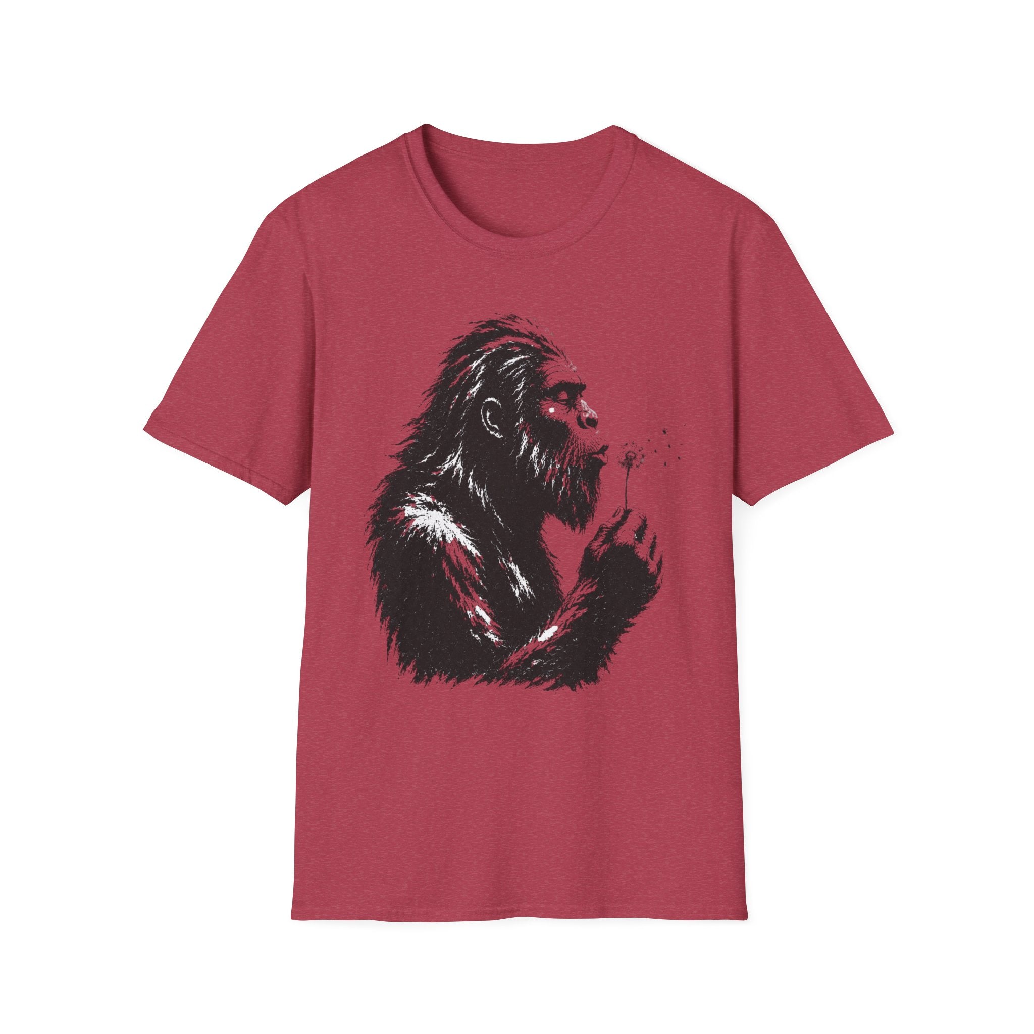Bigfoot Blowing Flowers T-Shirt