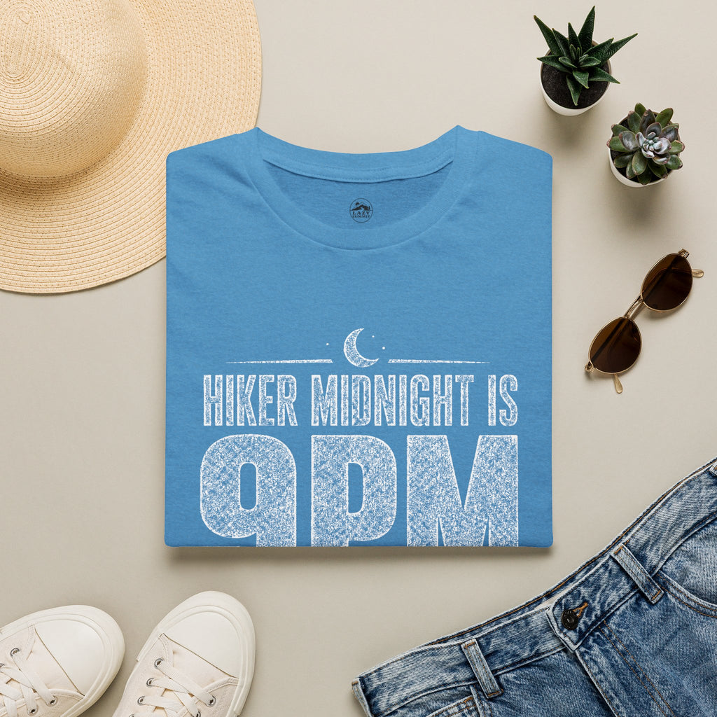 Hiker Midnight is 9pm - T-Shirt