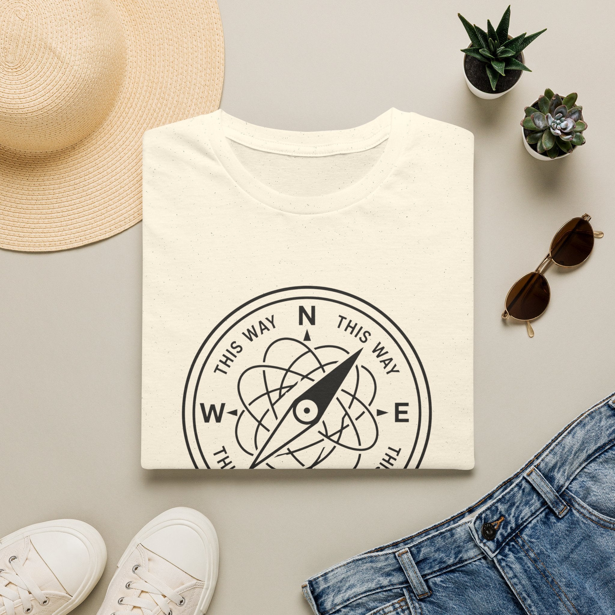 Compass Says Good Luck T-Shirt