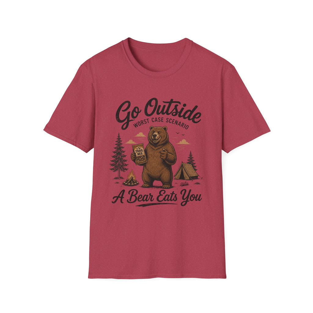 Go Outside Bear T-Shirt