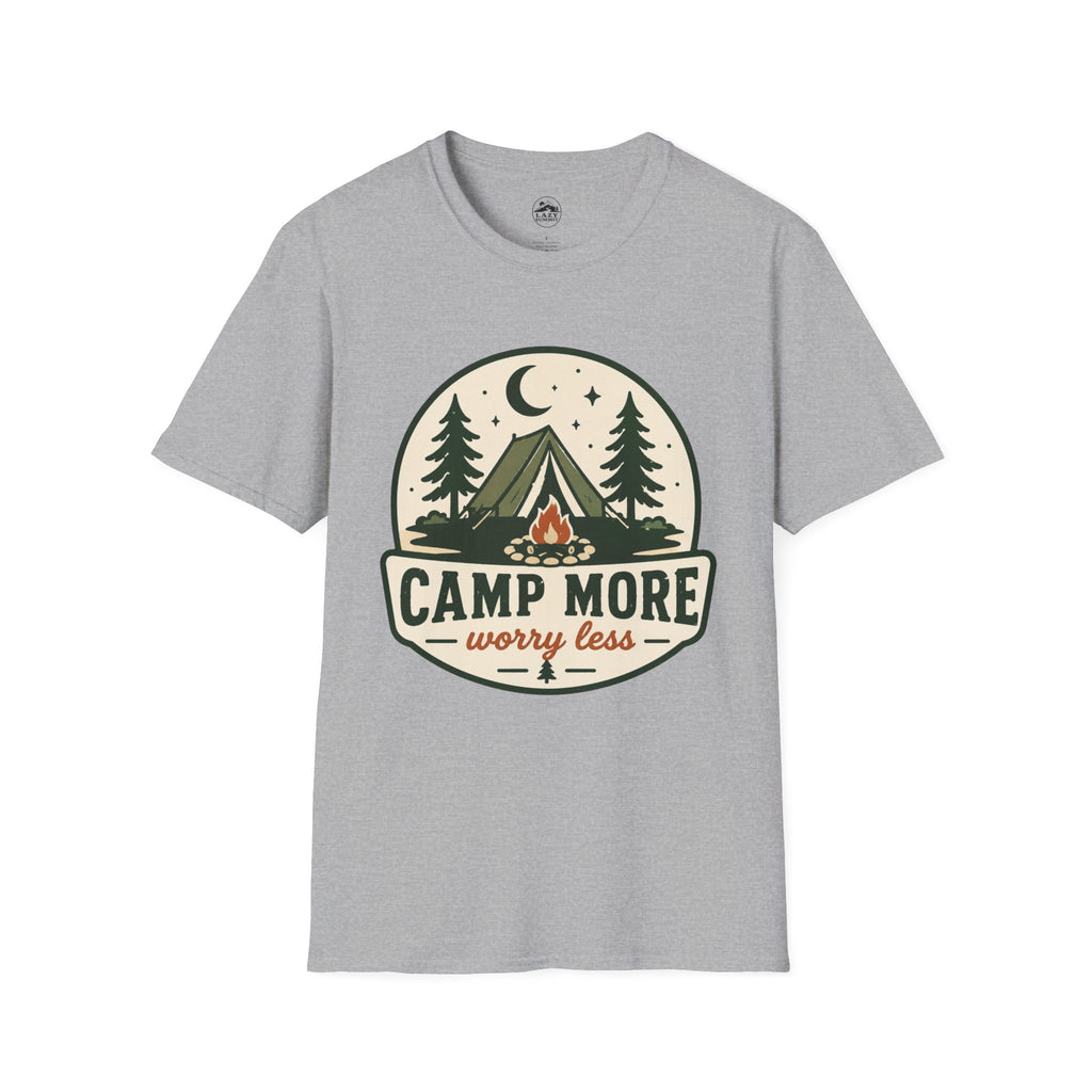 Camp More Worry Less - T-Shirt