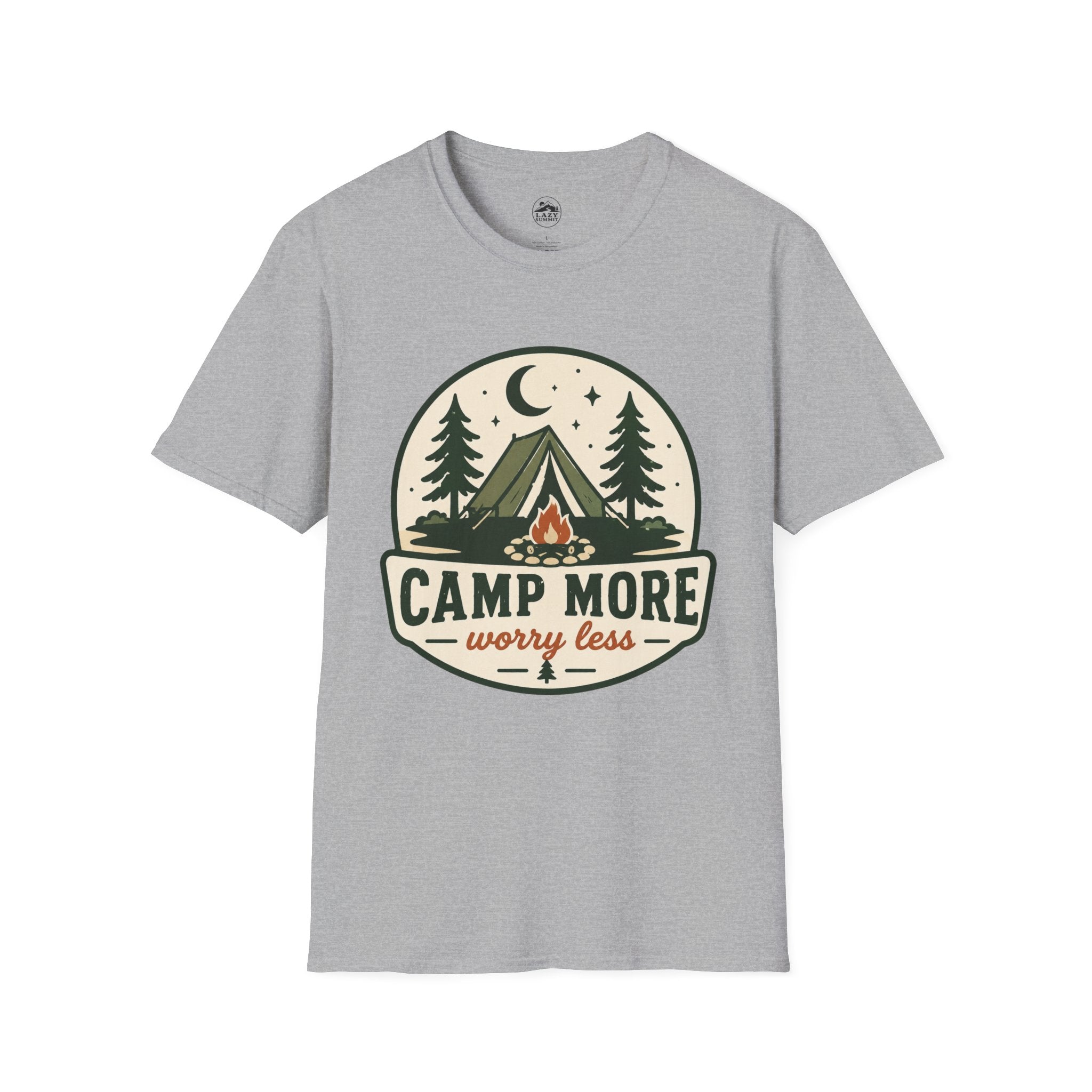 Camp More Worry Less - T-Shirt