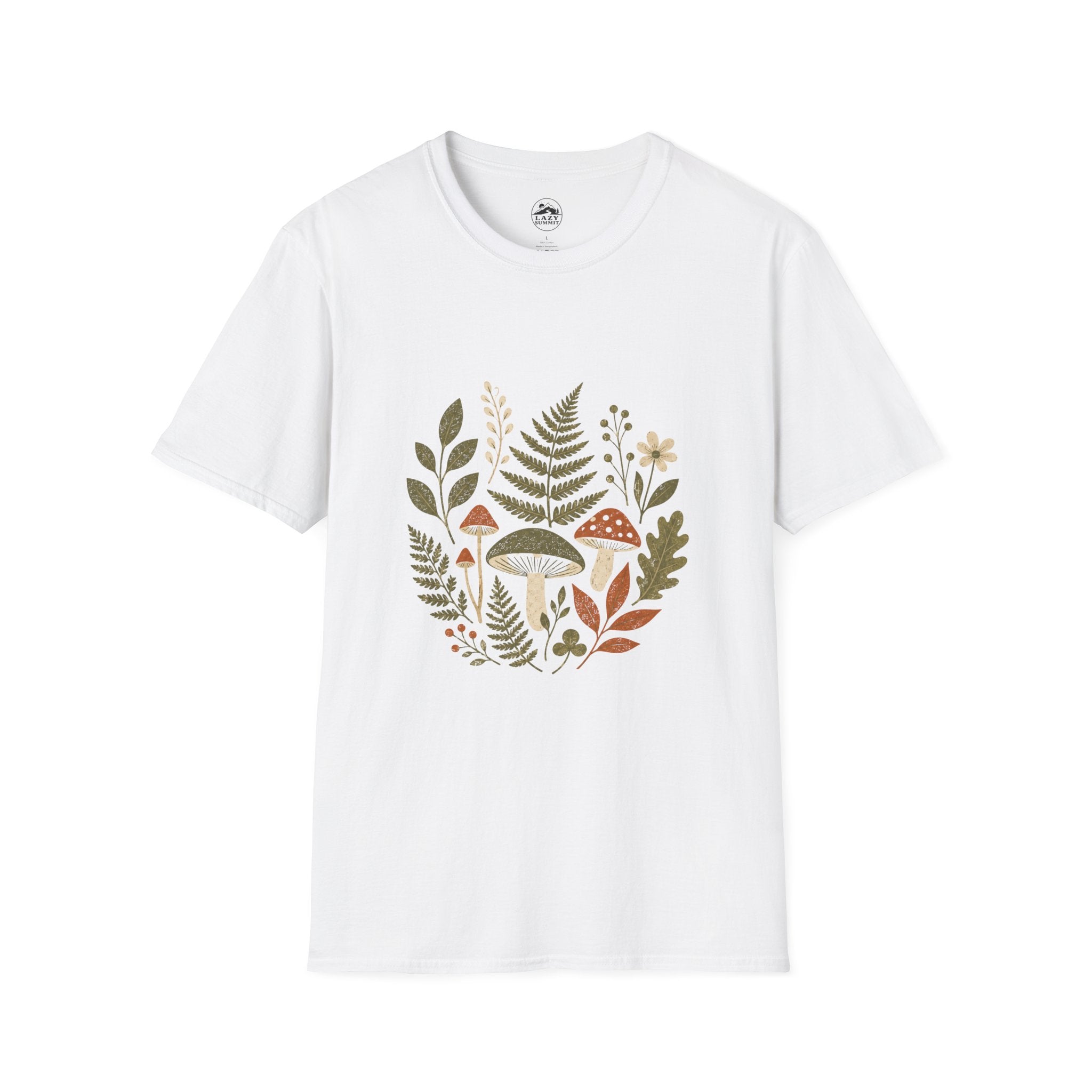 Ferns and Mushrooms - T-Shirt