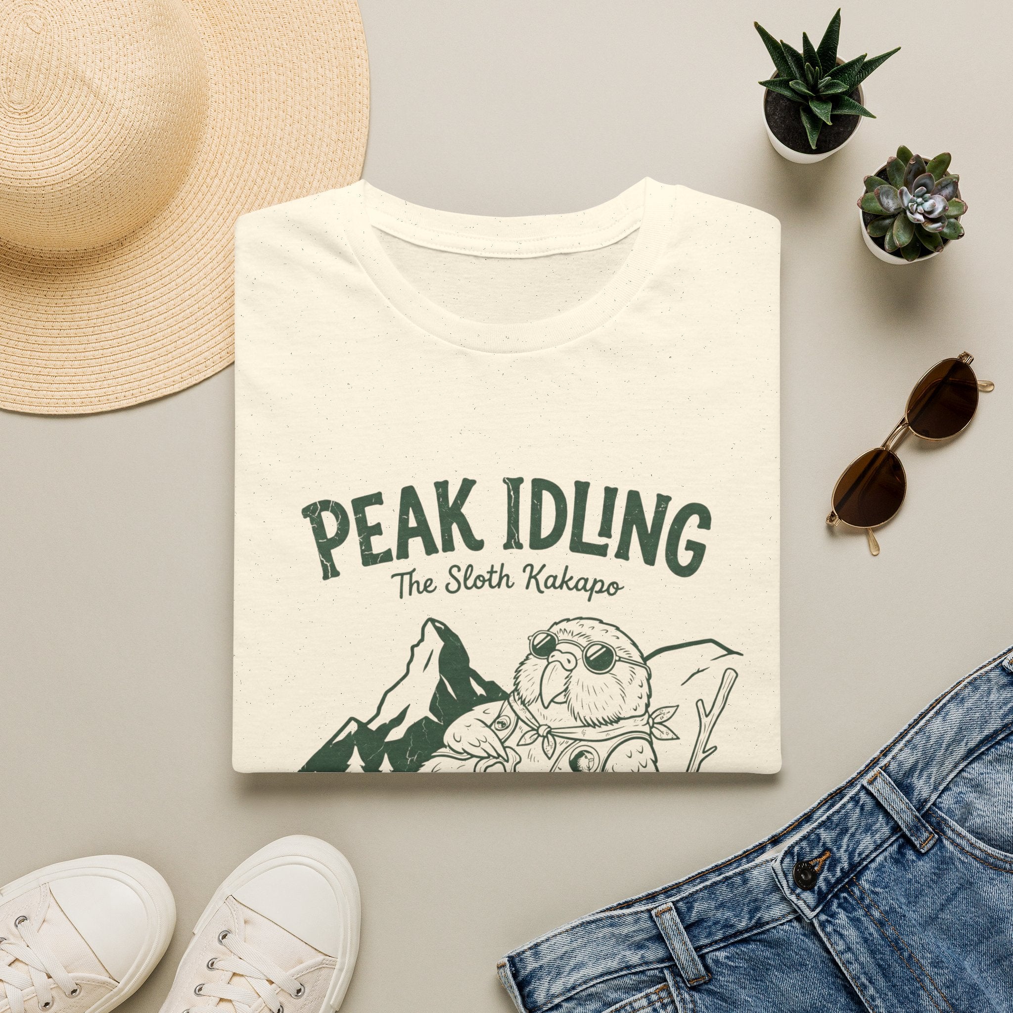 Peak Idling Kakapo T-Shirt