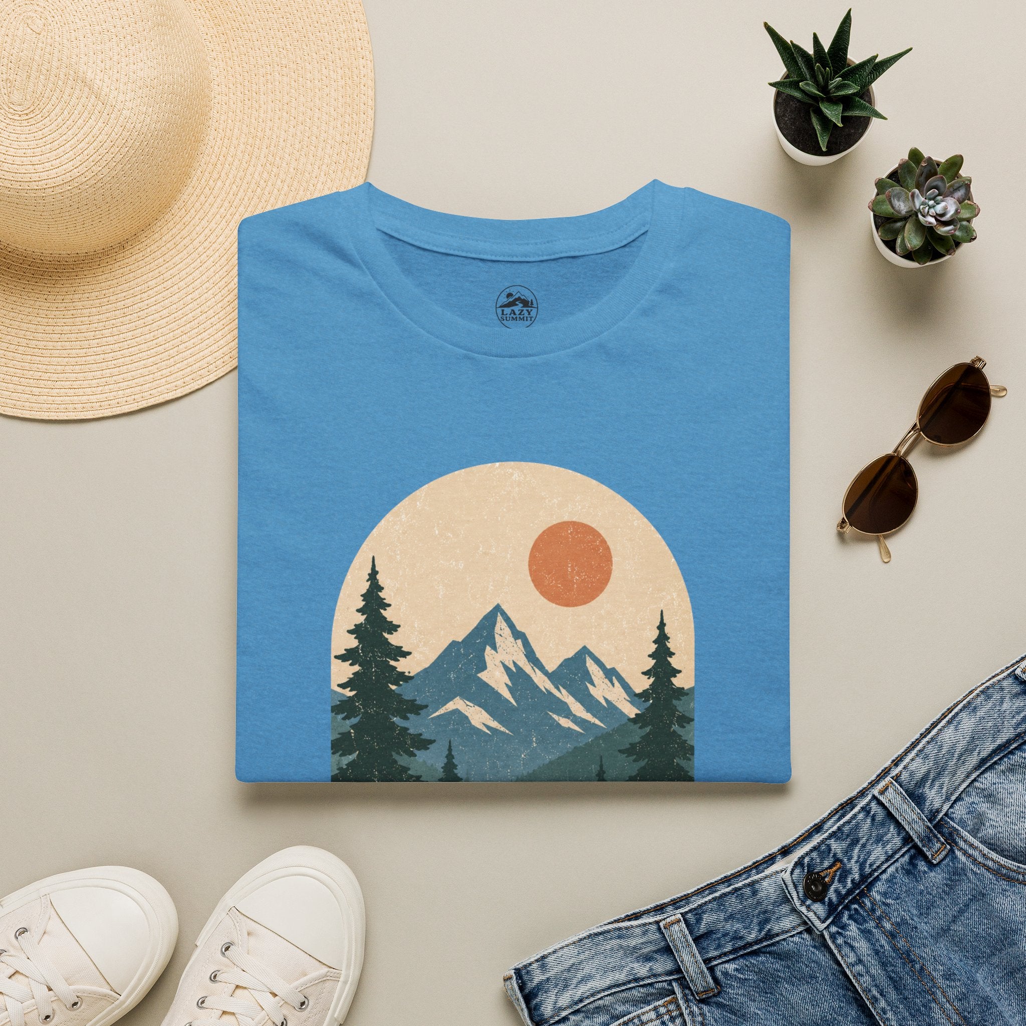 Mountains and Trees - T-Shirt