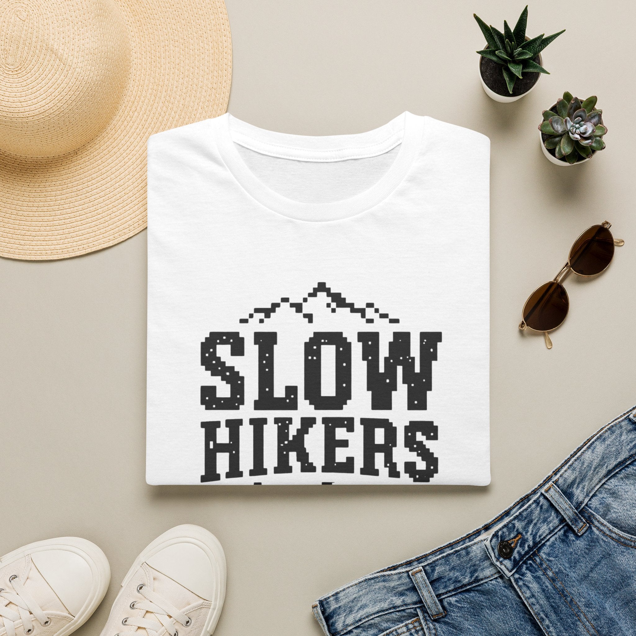 Slow Hikers Pixels T-Shirt