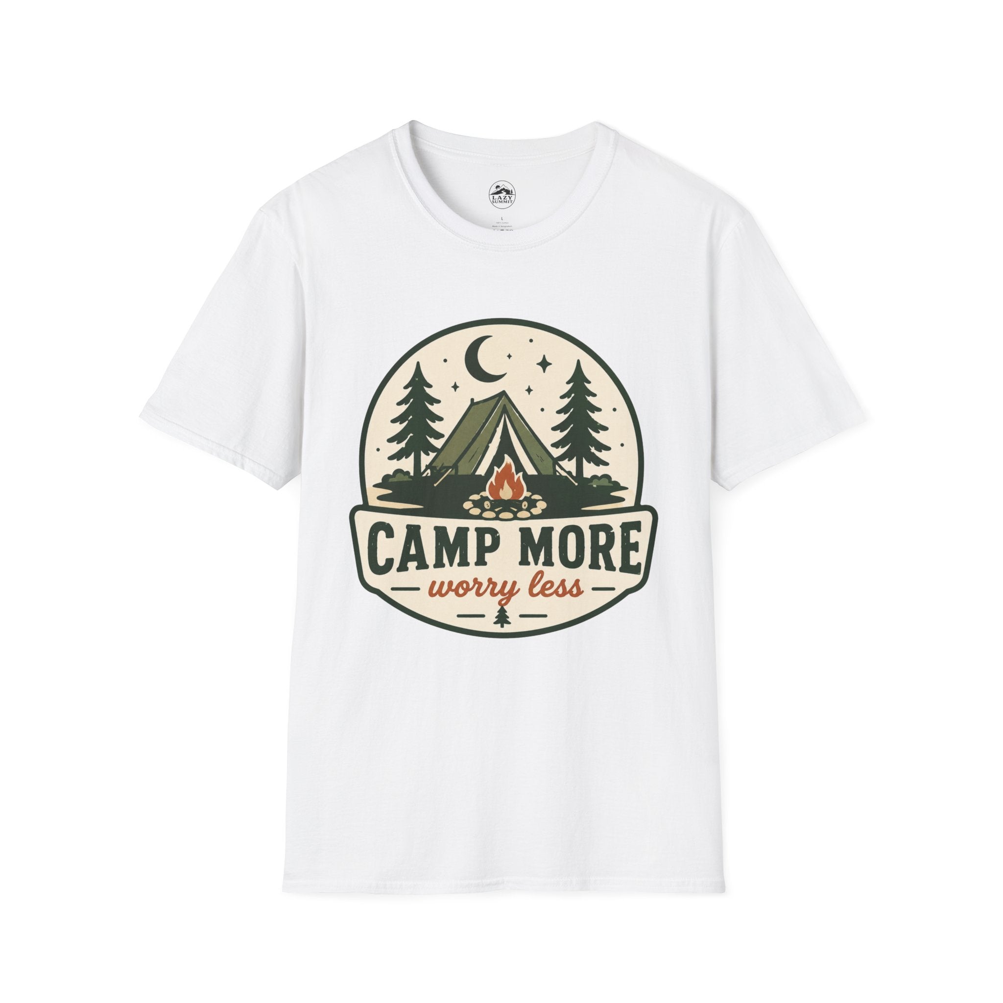 Camp More Worry Less - T-Shirt