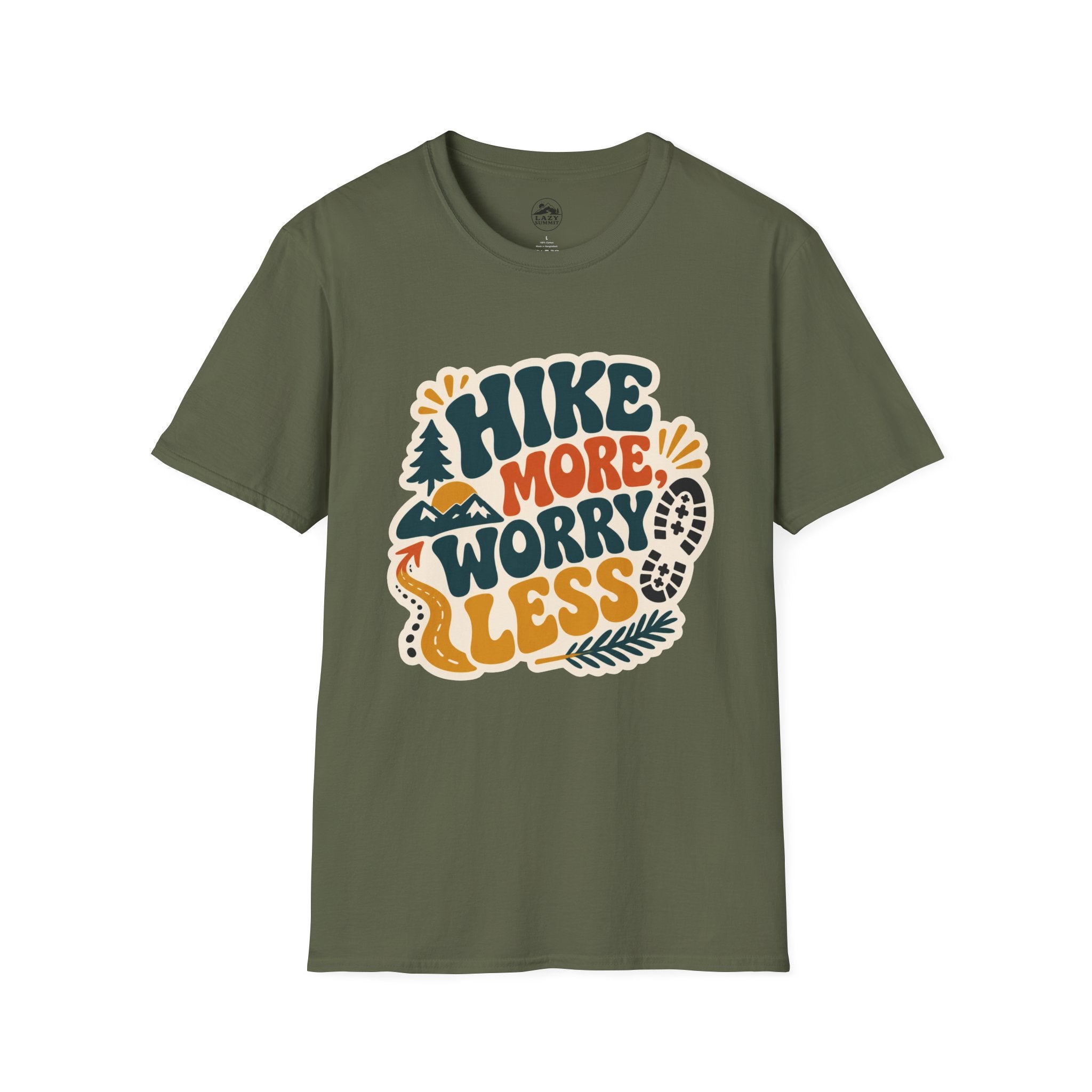 Hike More Worry Less - T-Shirt