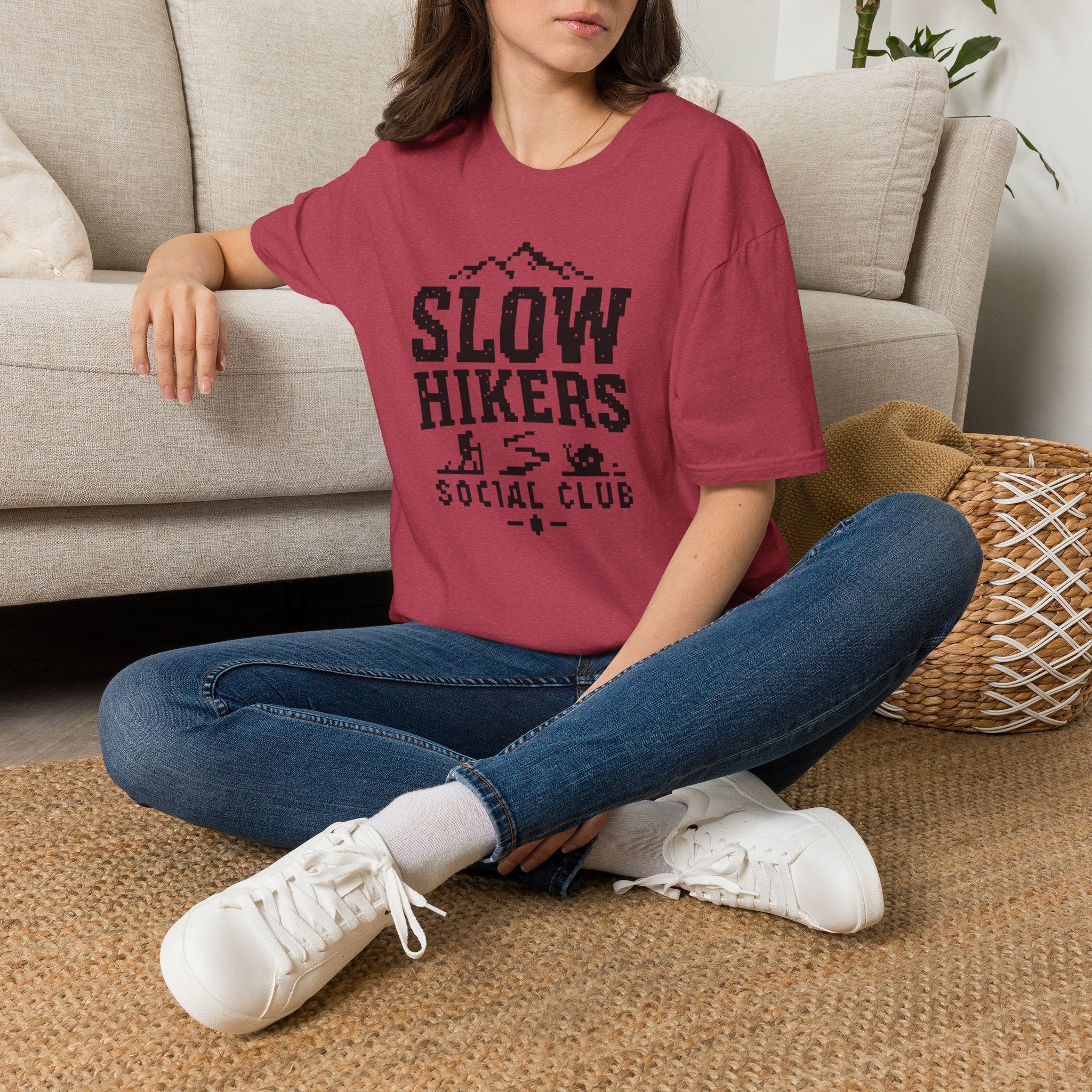 Slow Hikers Pixels T-Shirt