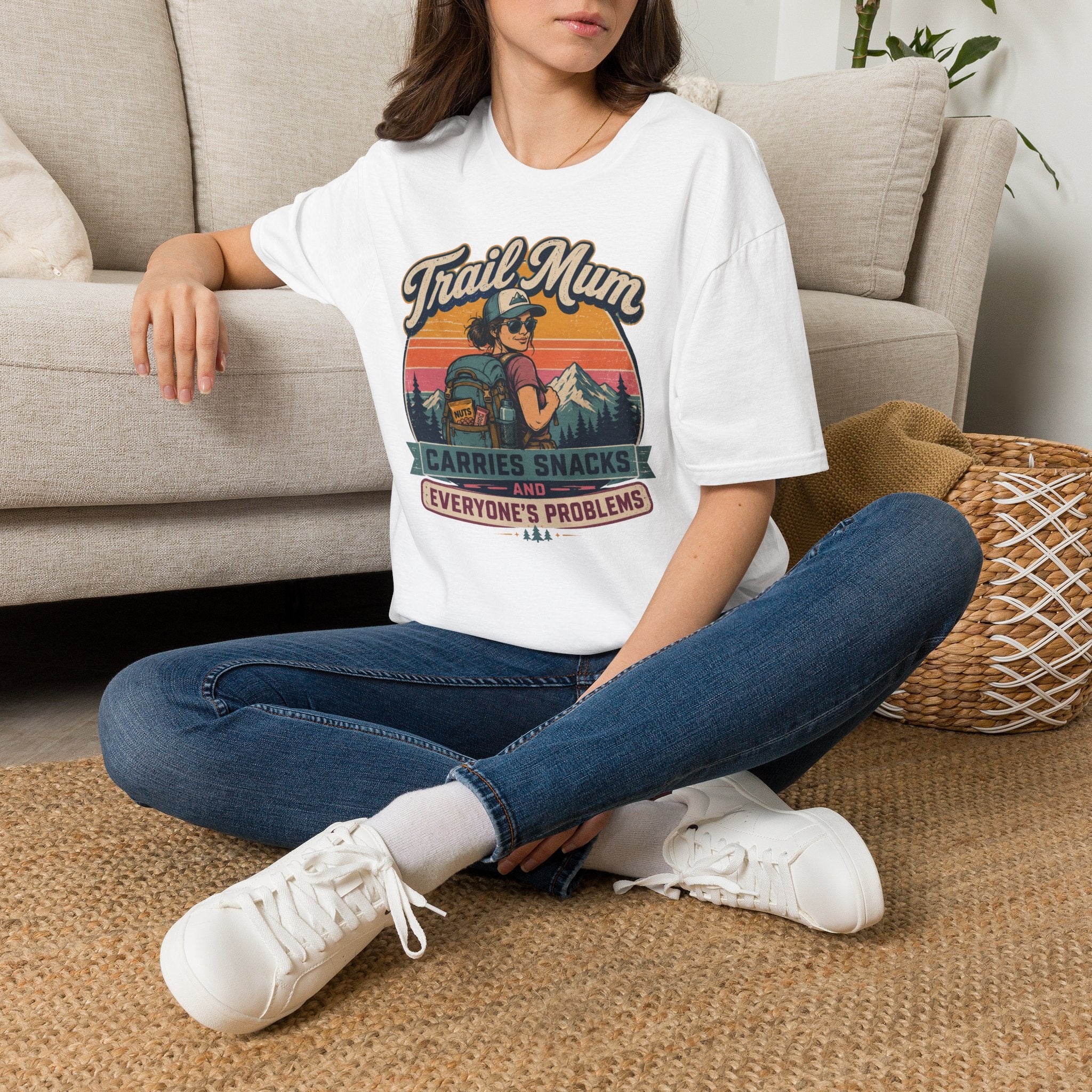 Trail Mum Carries Snacks and Everyone's Problems T-Shirt