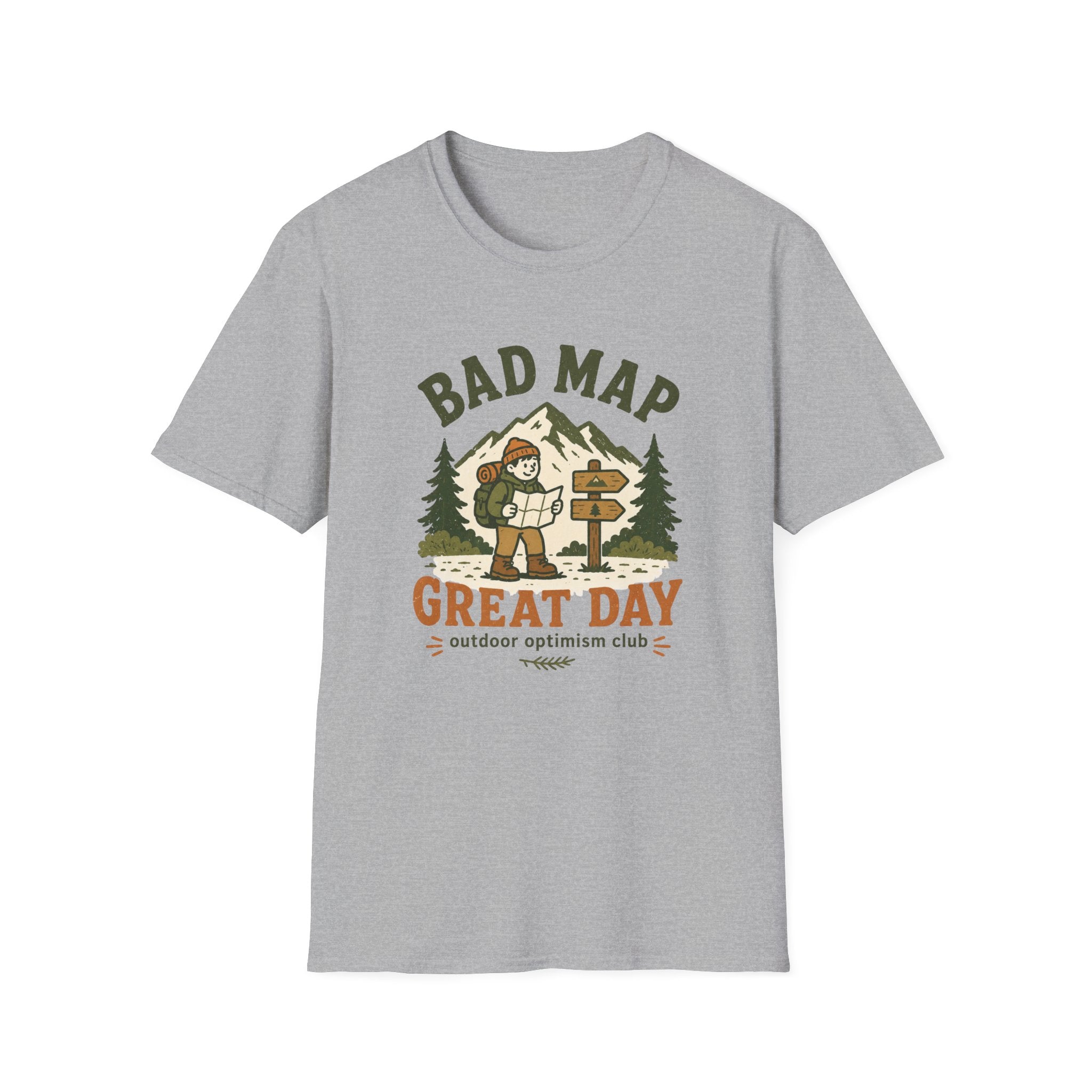 Bad Map Great Day - T-Shirt
