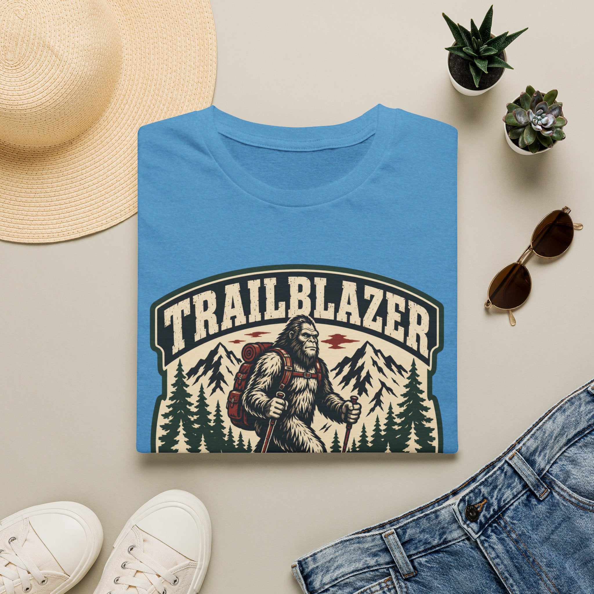 Bigfoot Gone Hiking T-Shirt