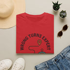 Wrong Turns Expert T-Shirt — Funny Navigator Compass