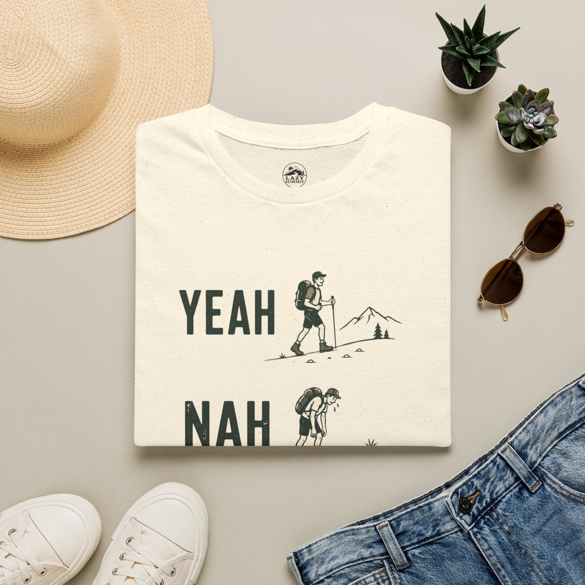 Yeah Nah Three Stages - T-Shirt