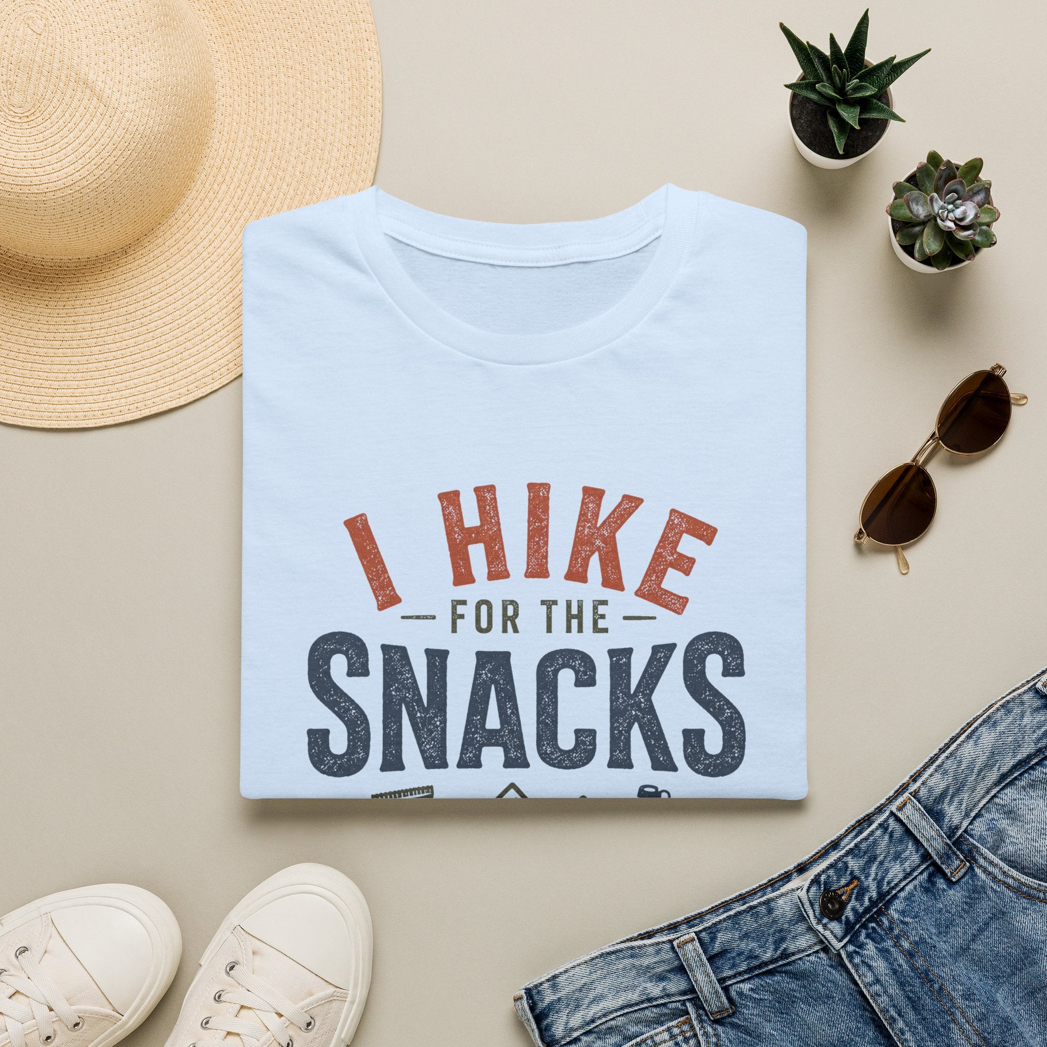 I Hike For the Snacks T-Shirt