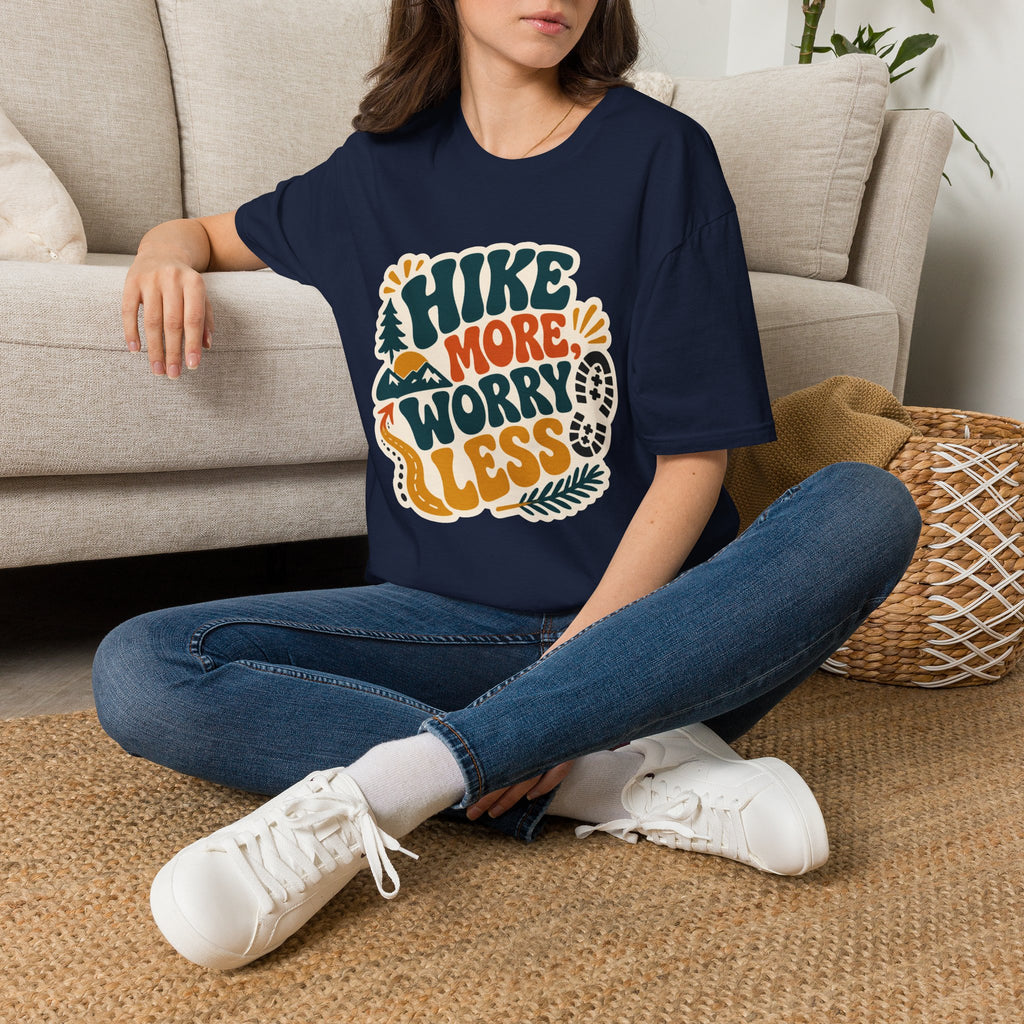 Hike More Worry Less - T-Shirt