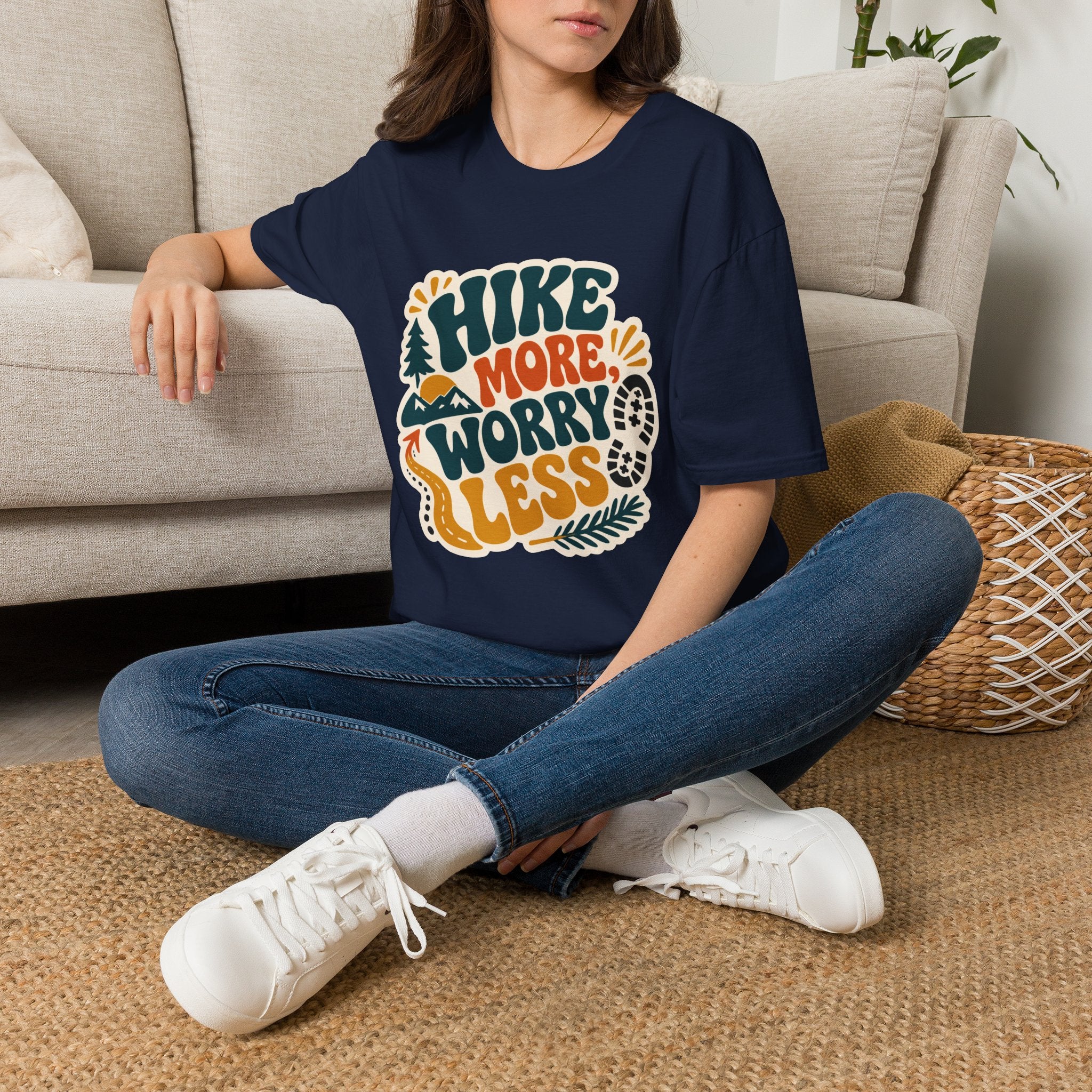 Hike More Worry Less - T-Shirt