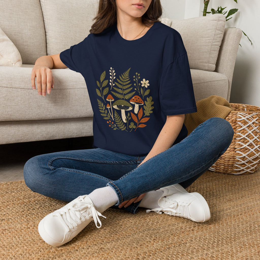 Ferns and Mushrooms - T-Shirt