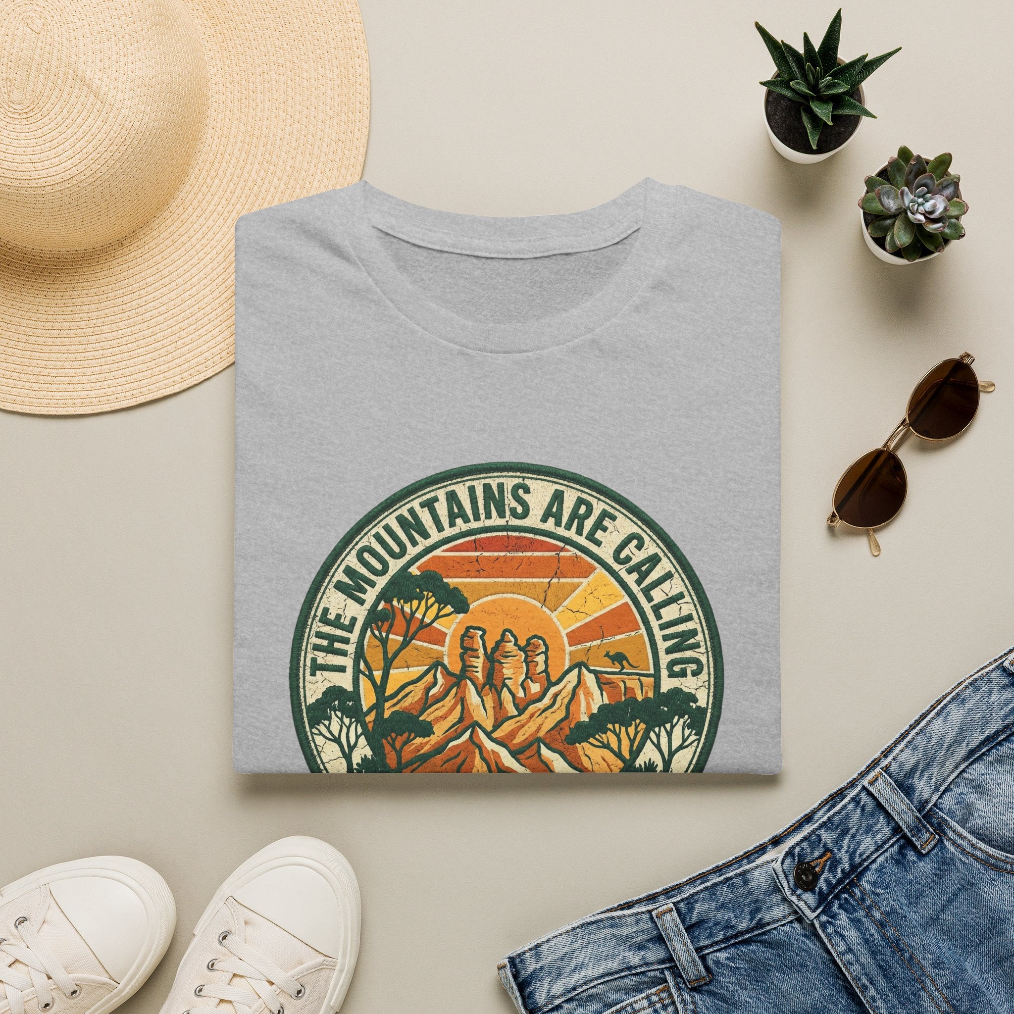 The Mountains Are Calling Oz T-Shirt