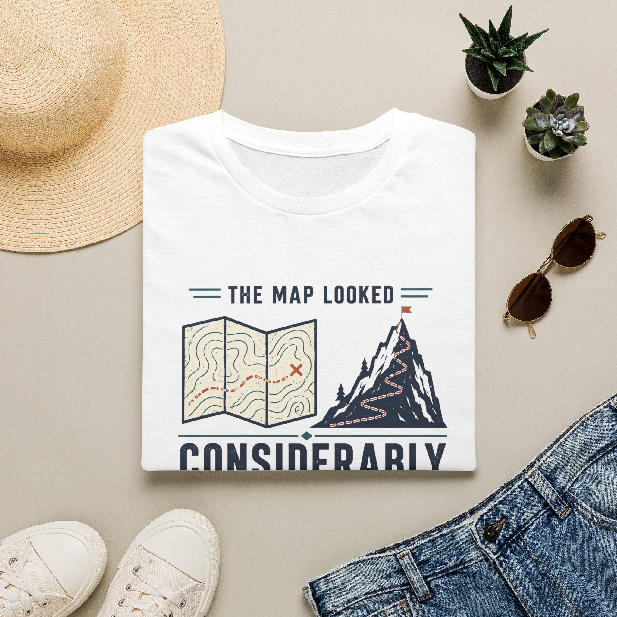 The Map Looked Considerably Flatter