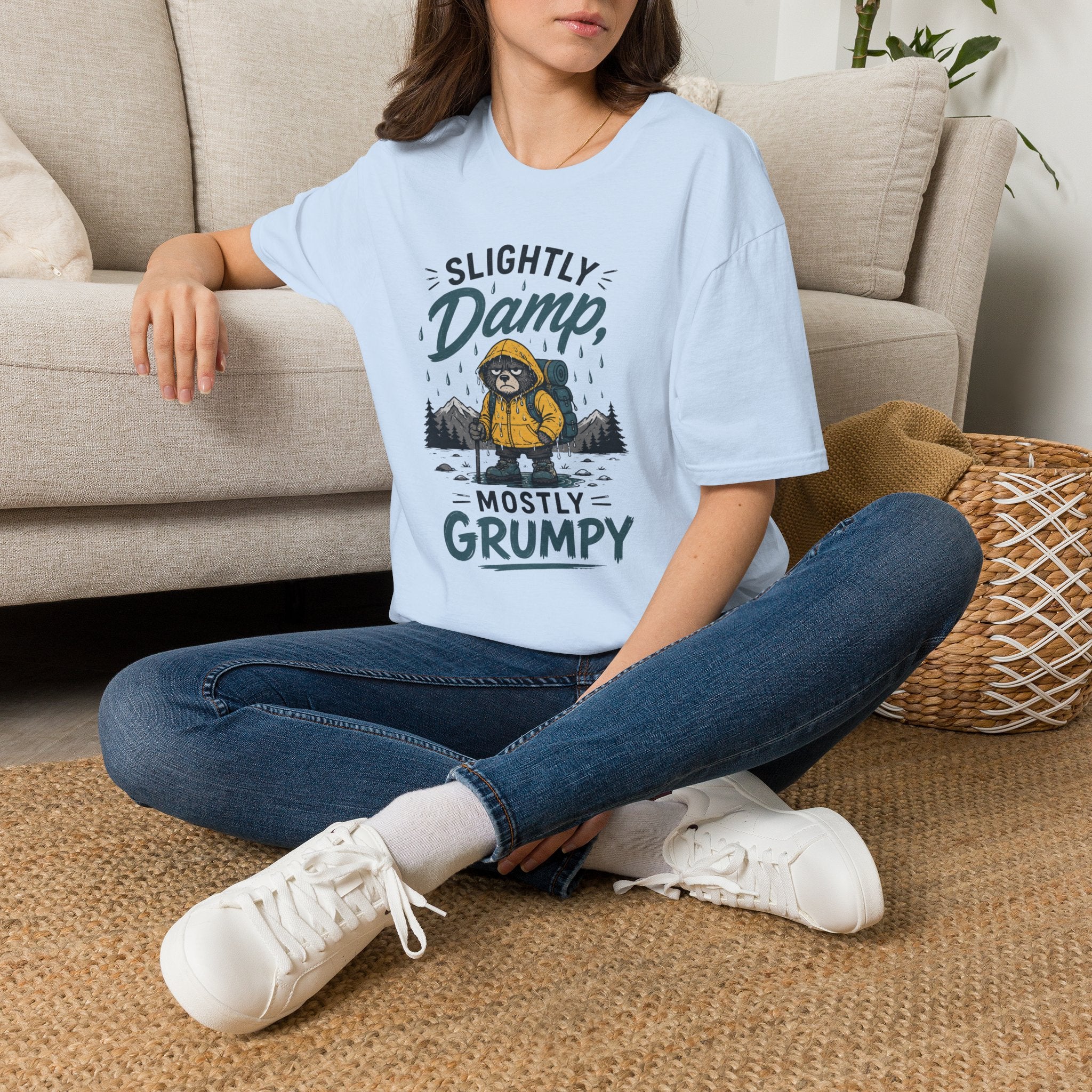 Slightly Damp Mostly Grumpy - T-Shirt