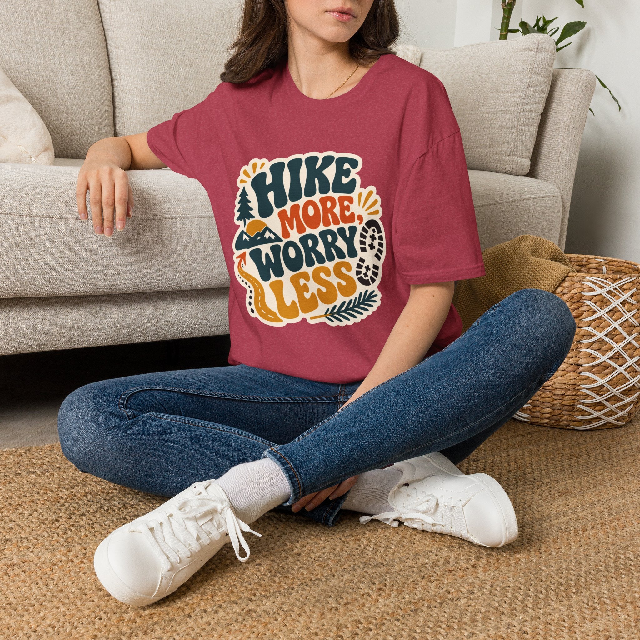 Hike More Worry Less - T-Shirt