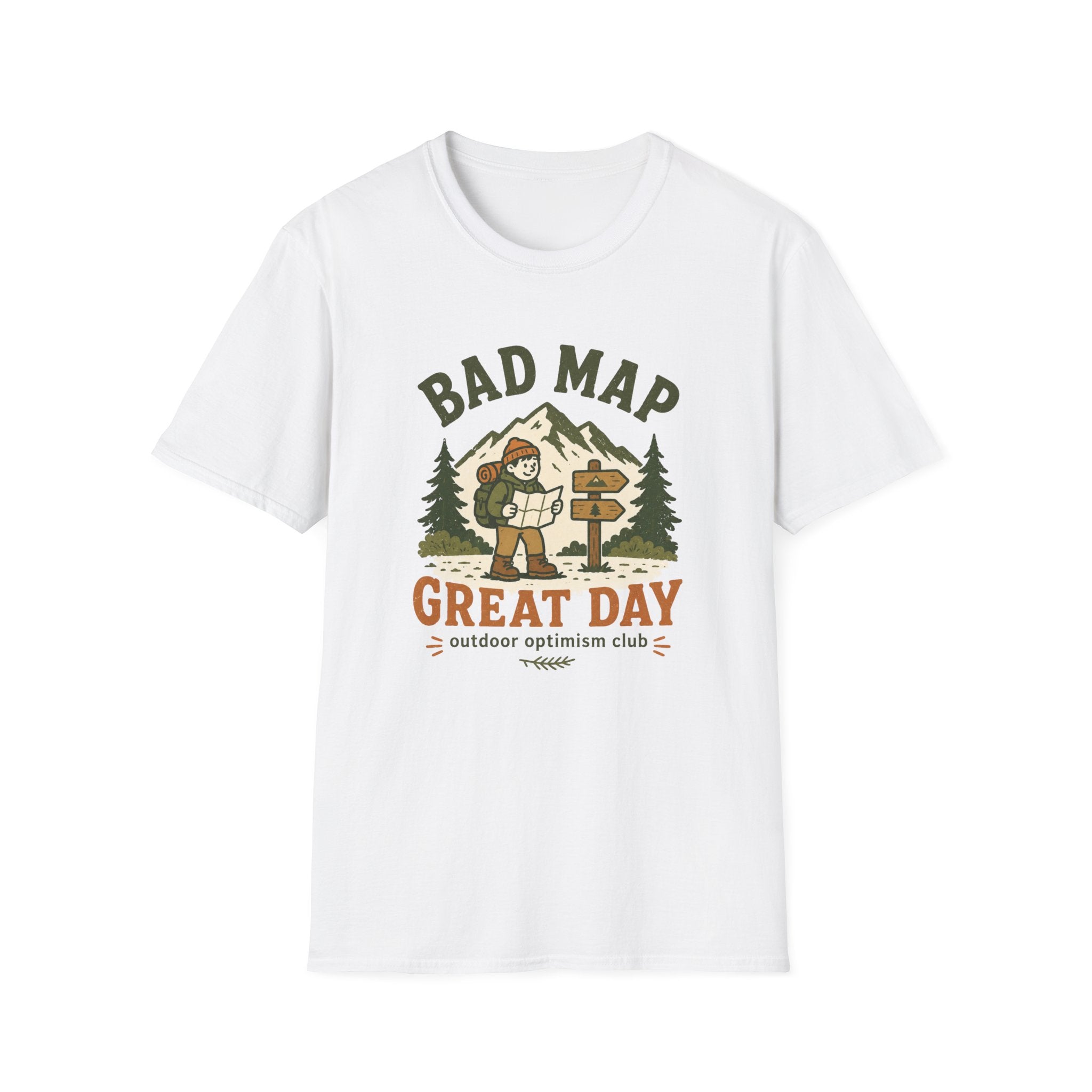 Bad Map Great Day - T-Shirt