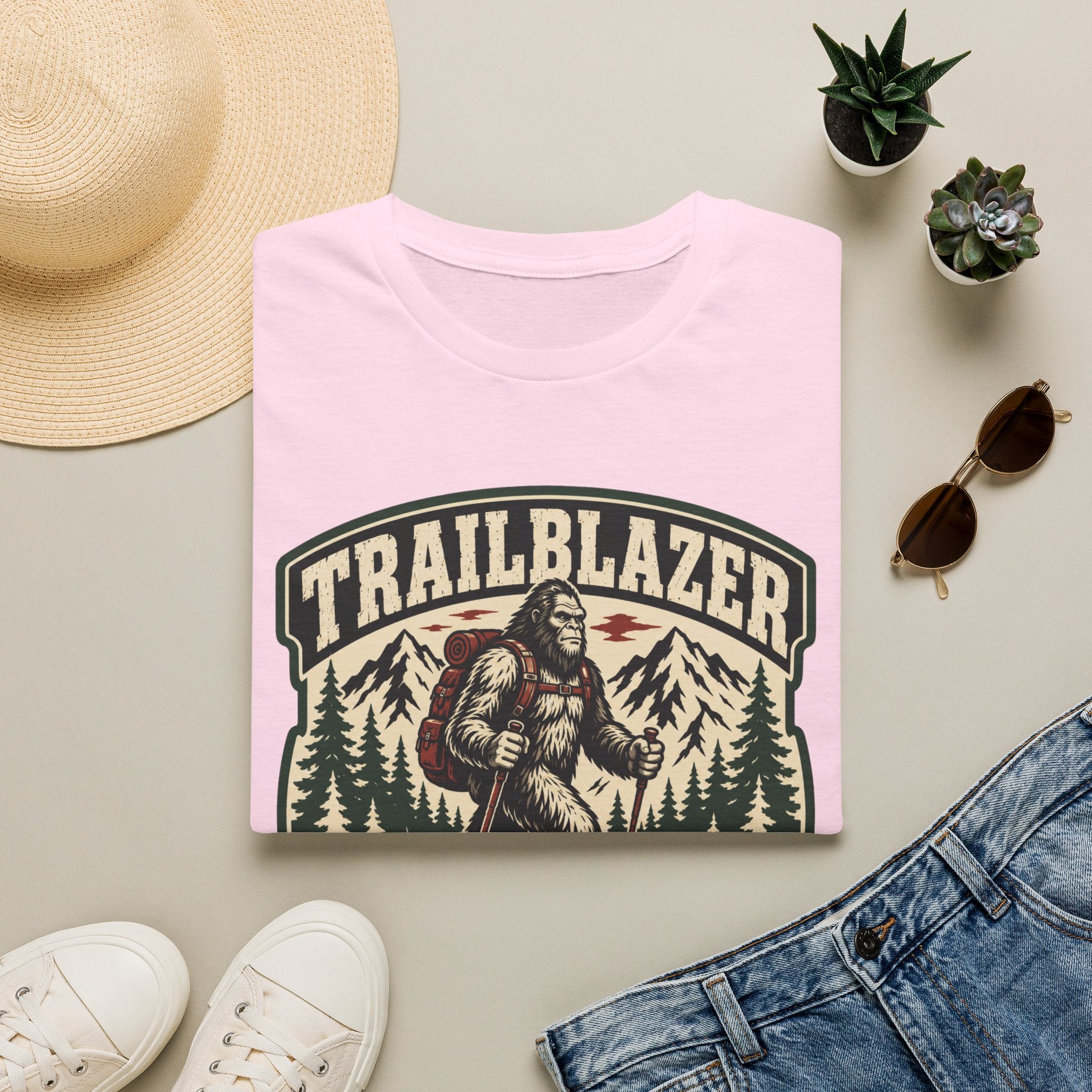 Bigfoot Gone Hiking T-Shirt