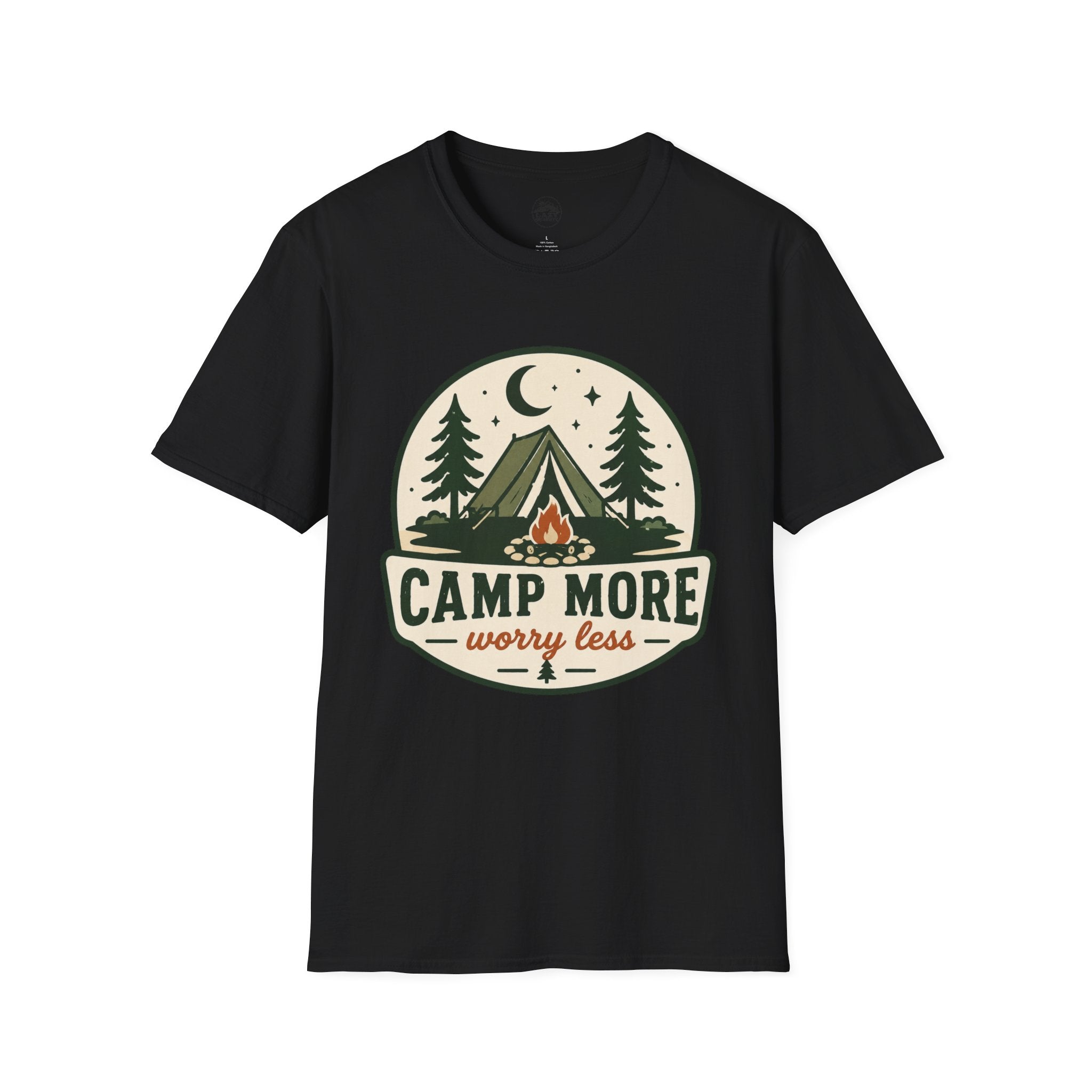 Camp More Worry Less - T-Shirt