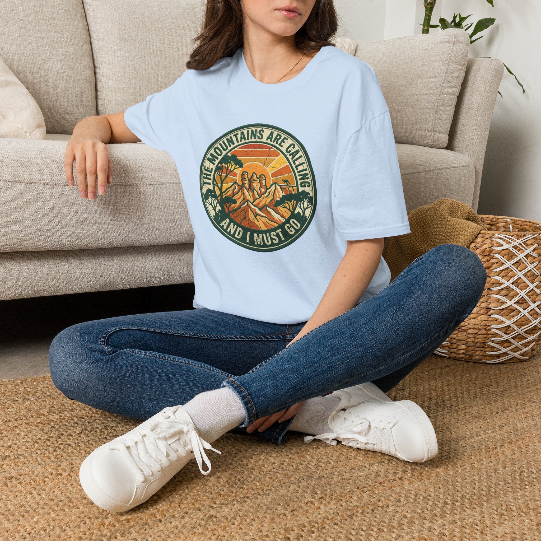 The Mountains Are Calling Oz T-Shirt