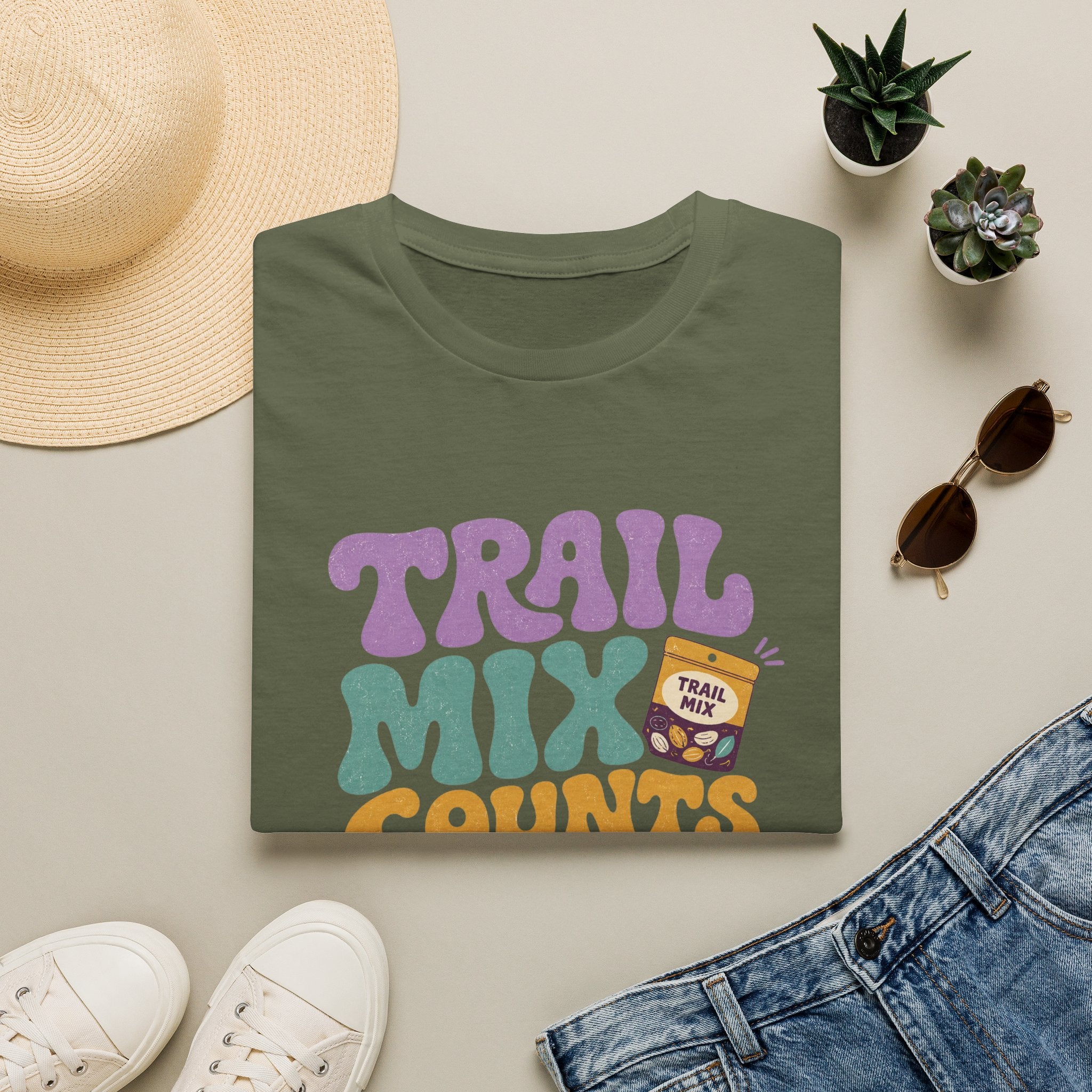 Trail Mix Counts As Salad T-Shirt