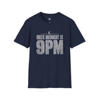 Hiker Midnight is 9pm - T-Shirt