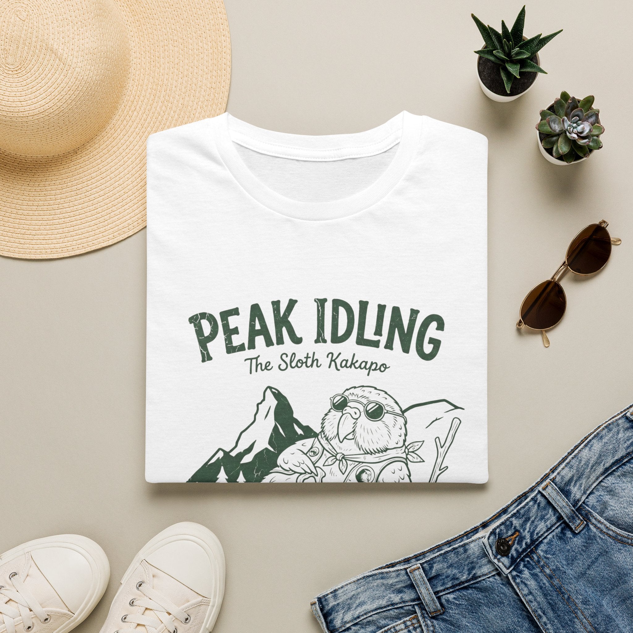 Peak Idling Kakapo T-Shirt