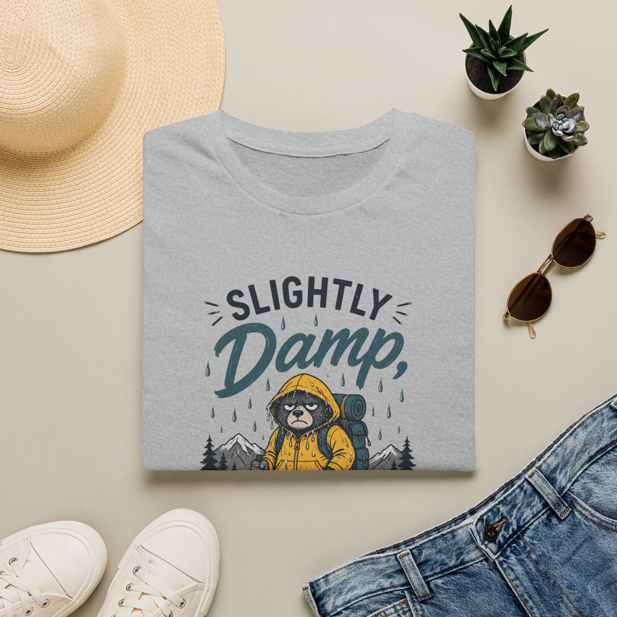 Slightly Damp Mostly Grumpy - T-Shirt