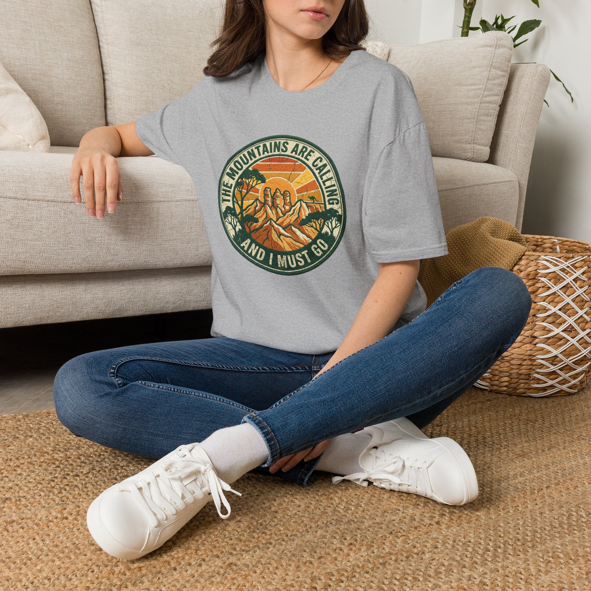 The Mountains Are Calling Oz T-Shirt