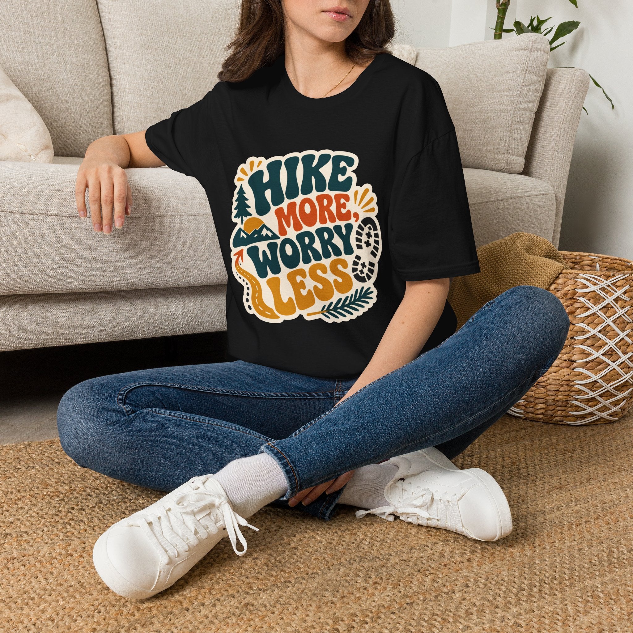 Hike More Worry Less - T-Shirt