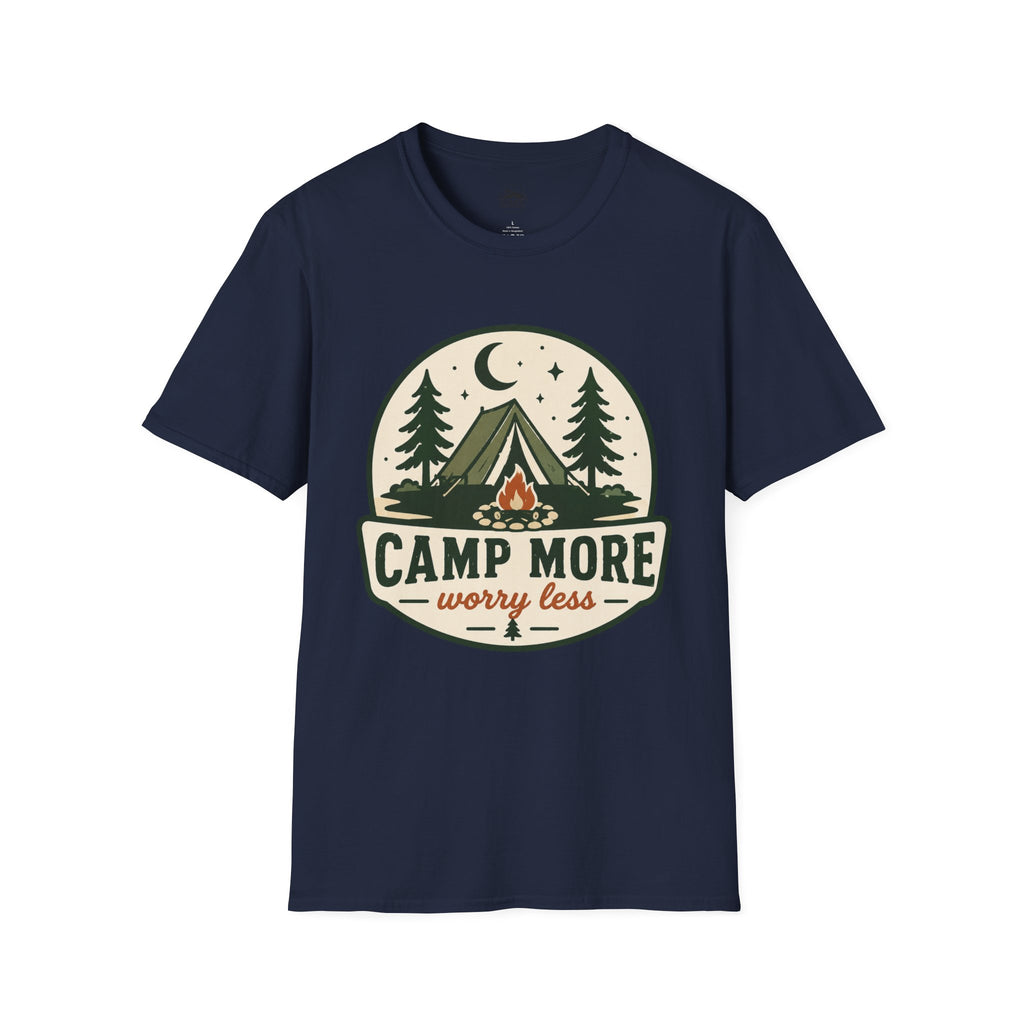 Camp More Worry Less - T-Shirt