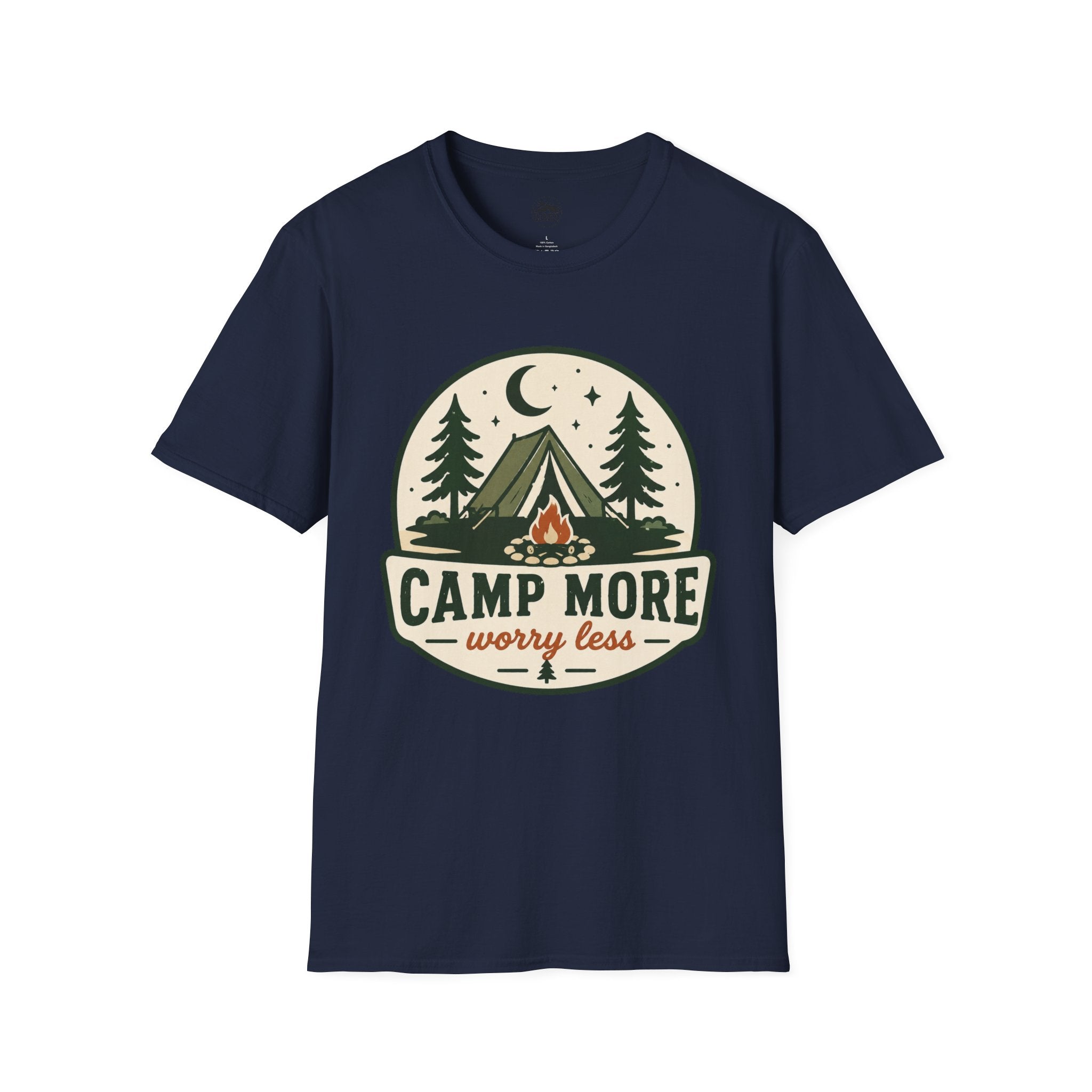 Camp More Worry Less - T-Shirt