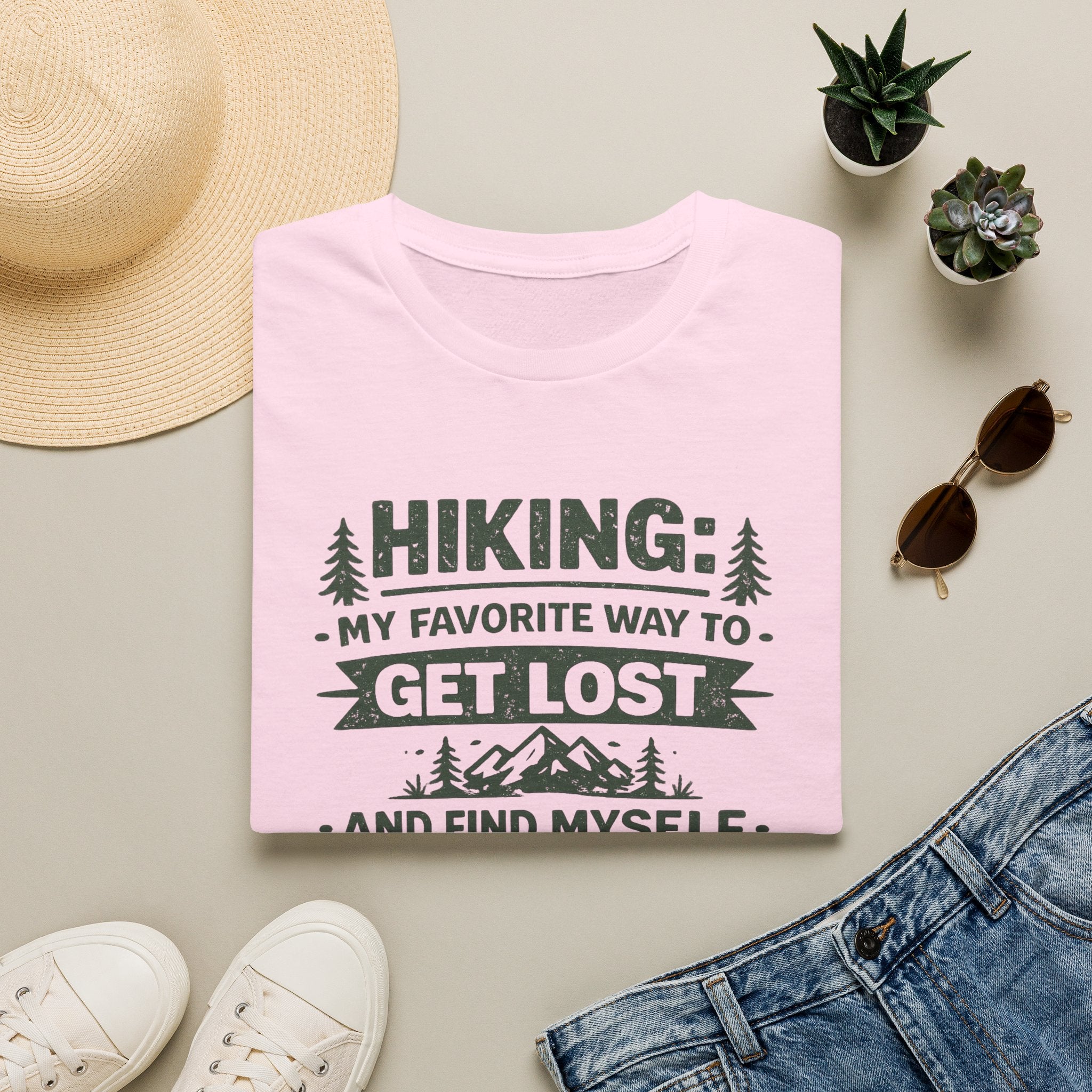 Hiking is My Favorite Way to Get Lost T-Shirt