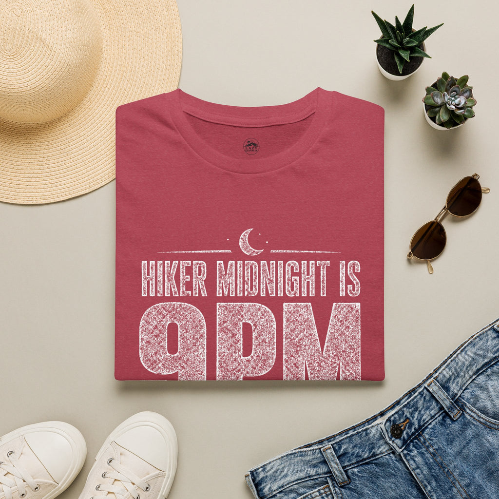 Hiker Midnight is 9pm - T-Shirt