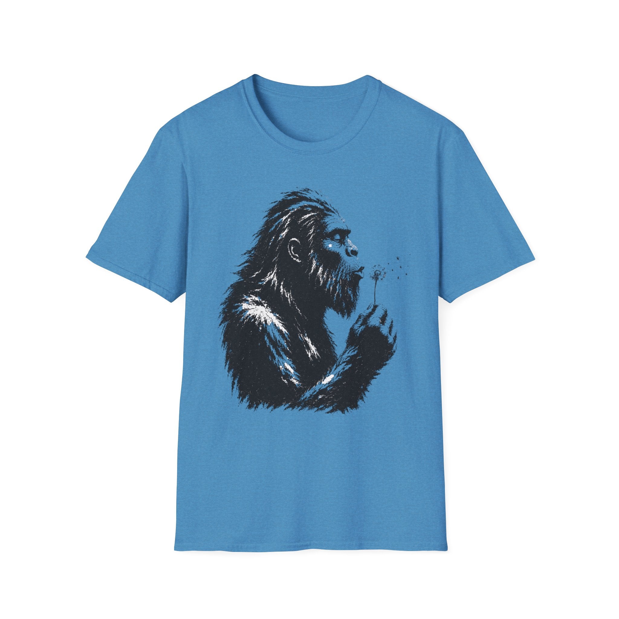 Bigfoot Blowing Flowers T-Shirt