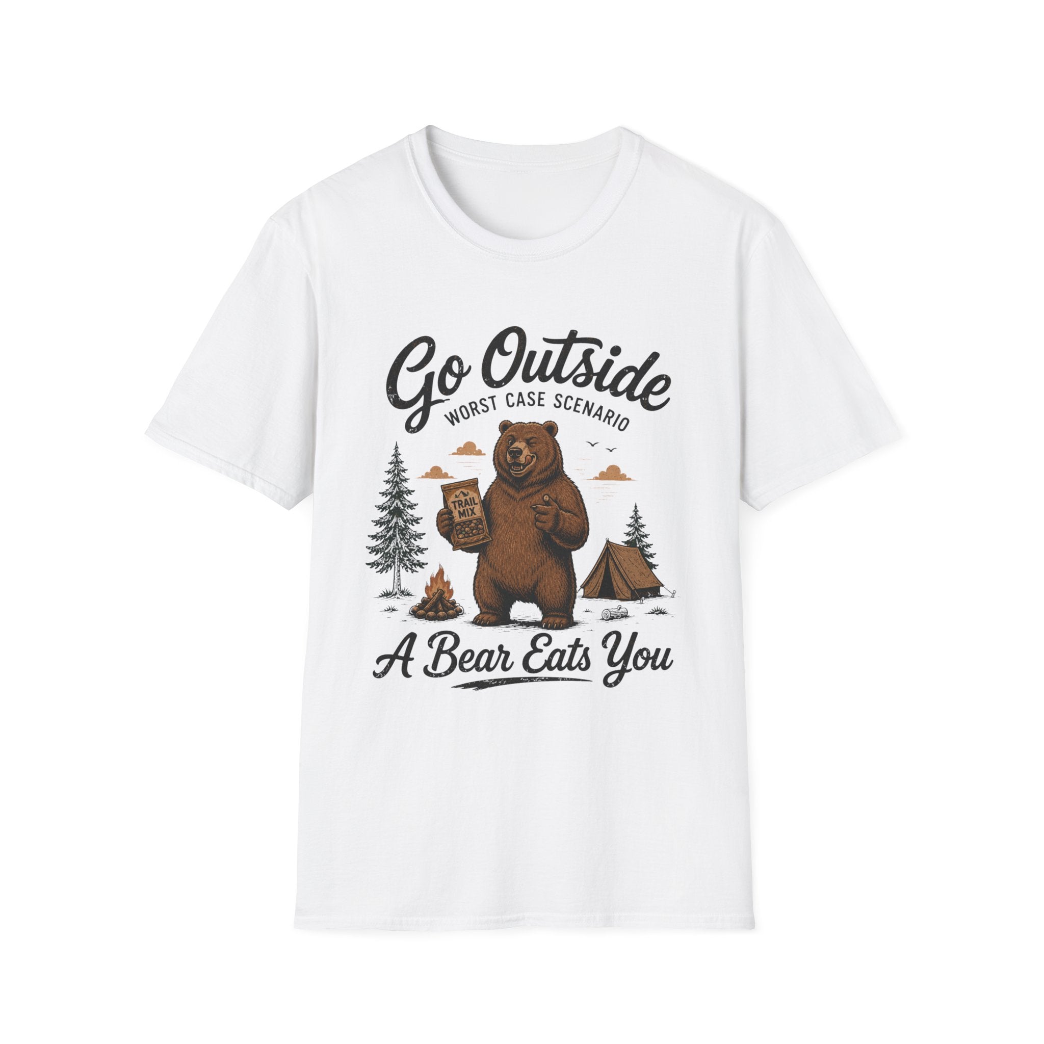 Go Outside Bear T-Shirt
