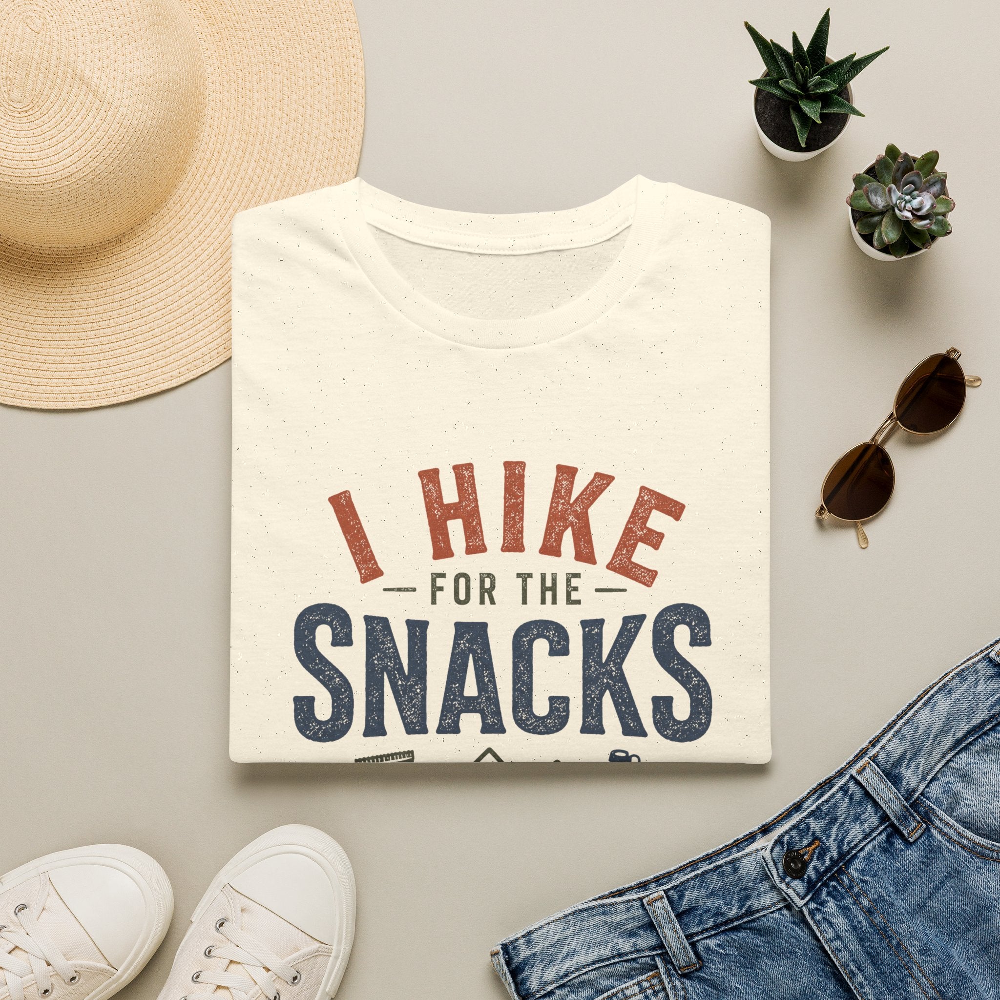 I Hike For the Snacks T-Shirt