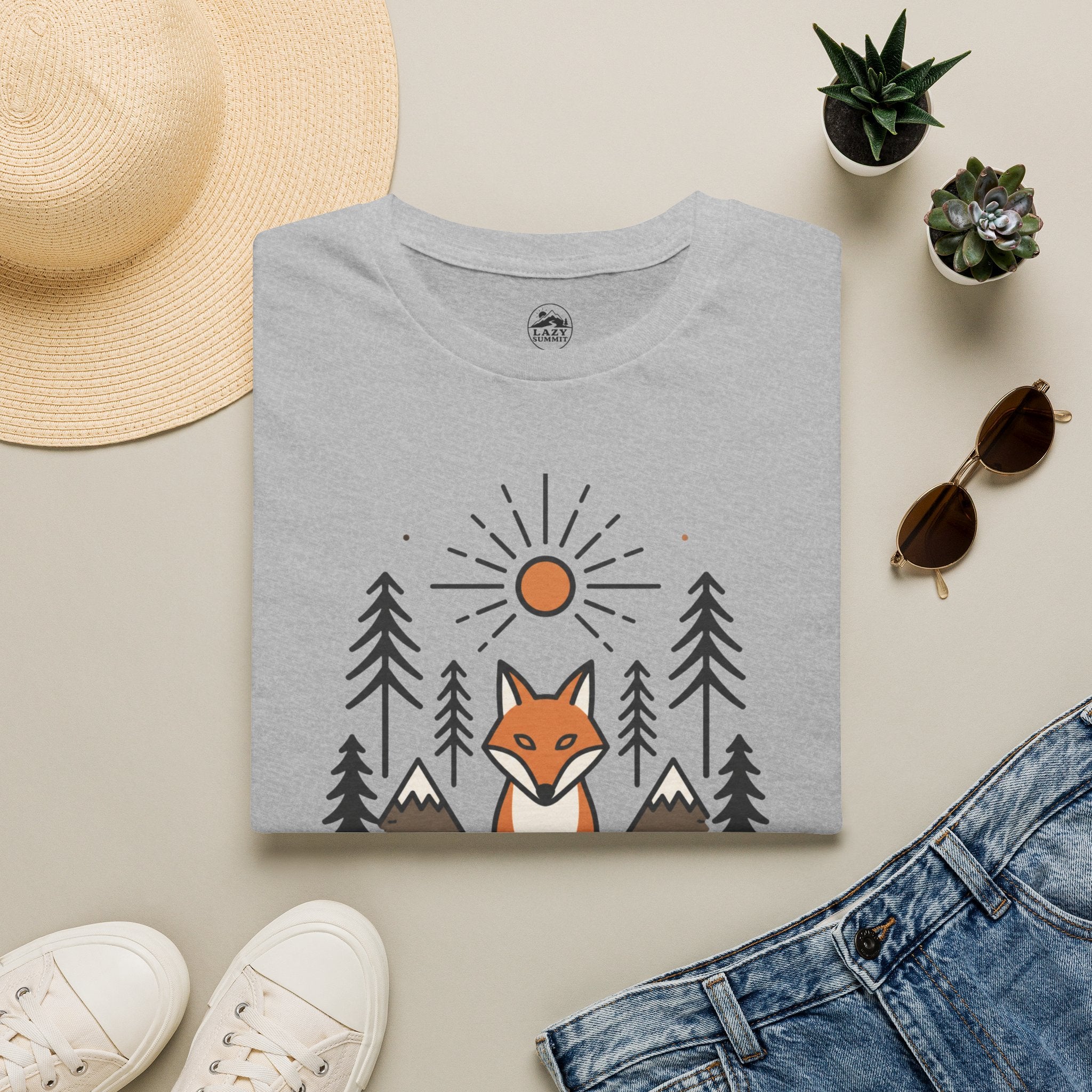 Fox in the Forest - T-Shirt