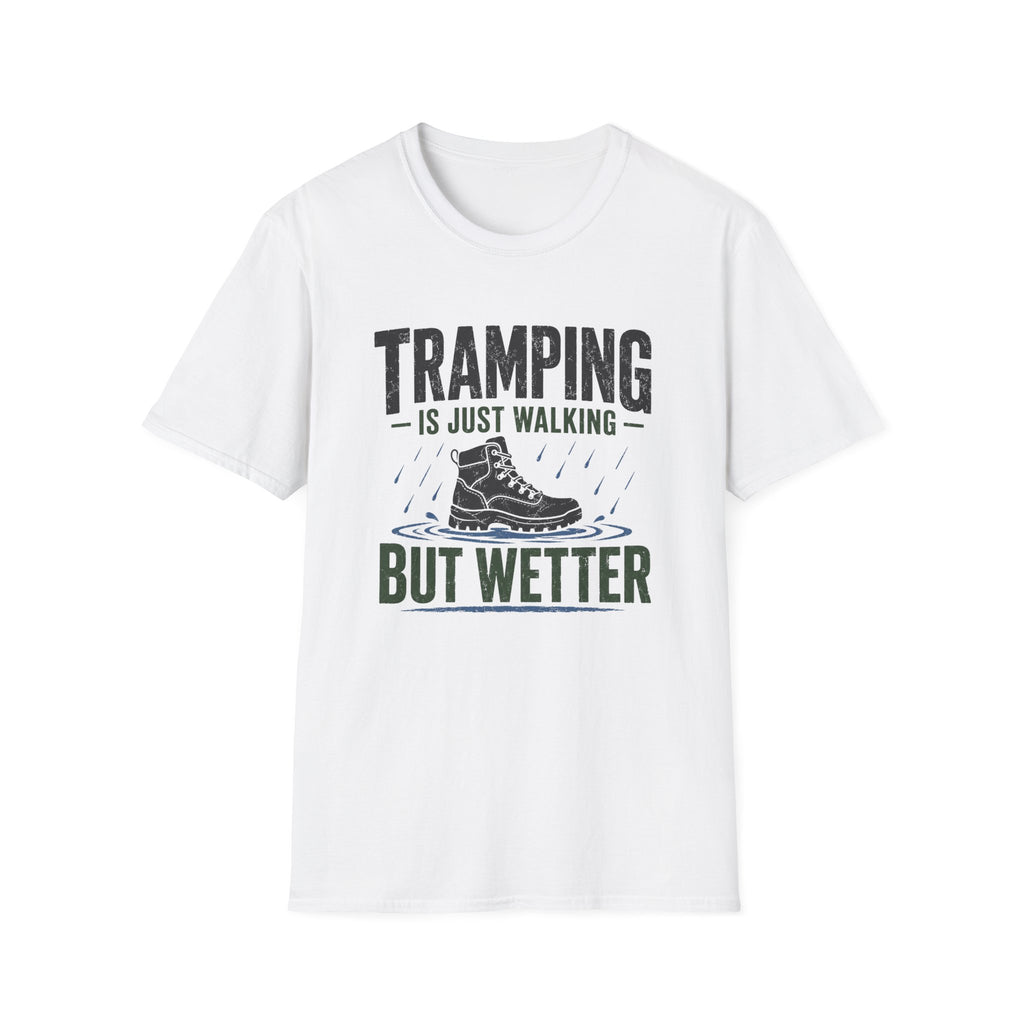 Tramping is Just Walking But Wetter - T-Shirt