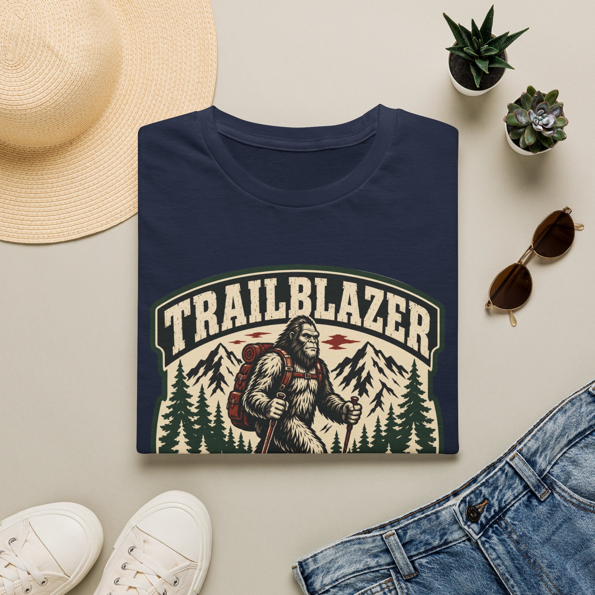 Bigfoot Gone Hiking T-Shirt
